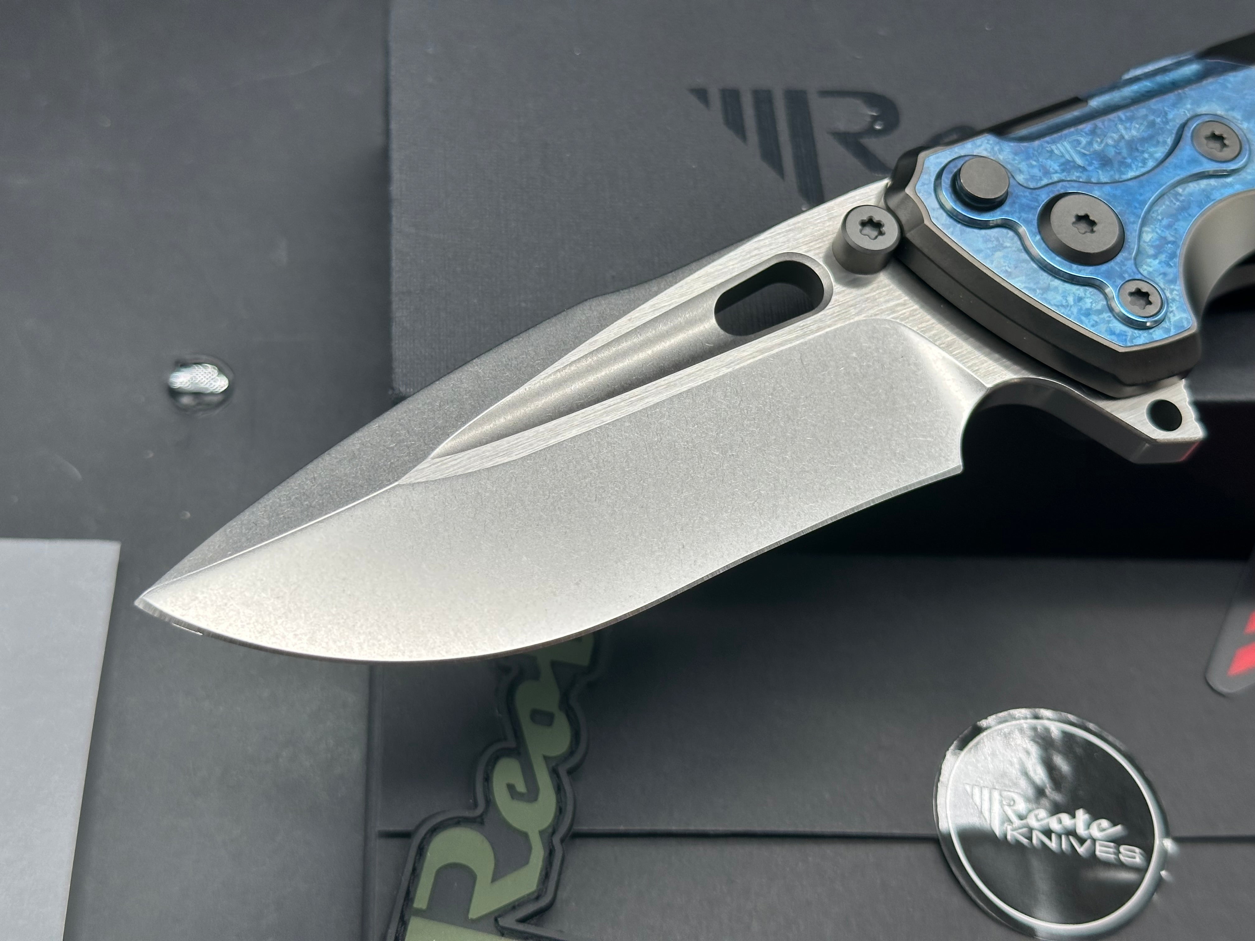 Reate Terminator T600 Framelock Titanium (3.75" Magnacut)