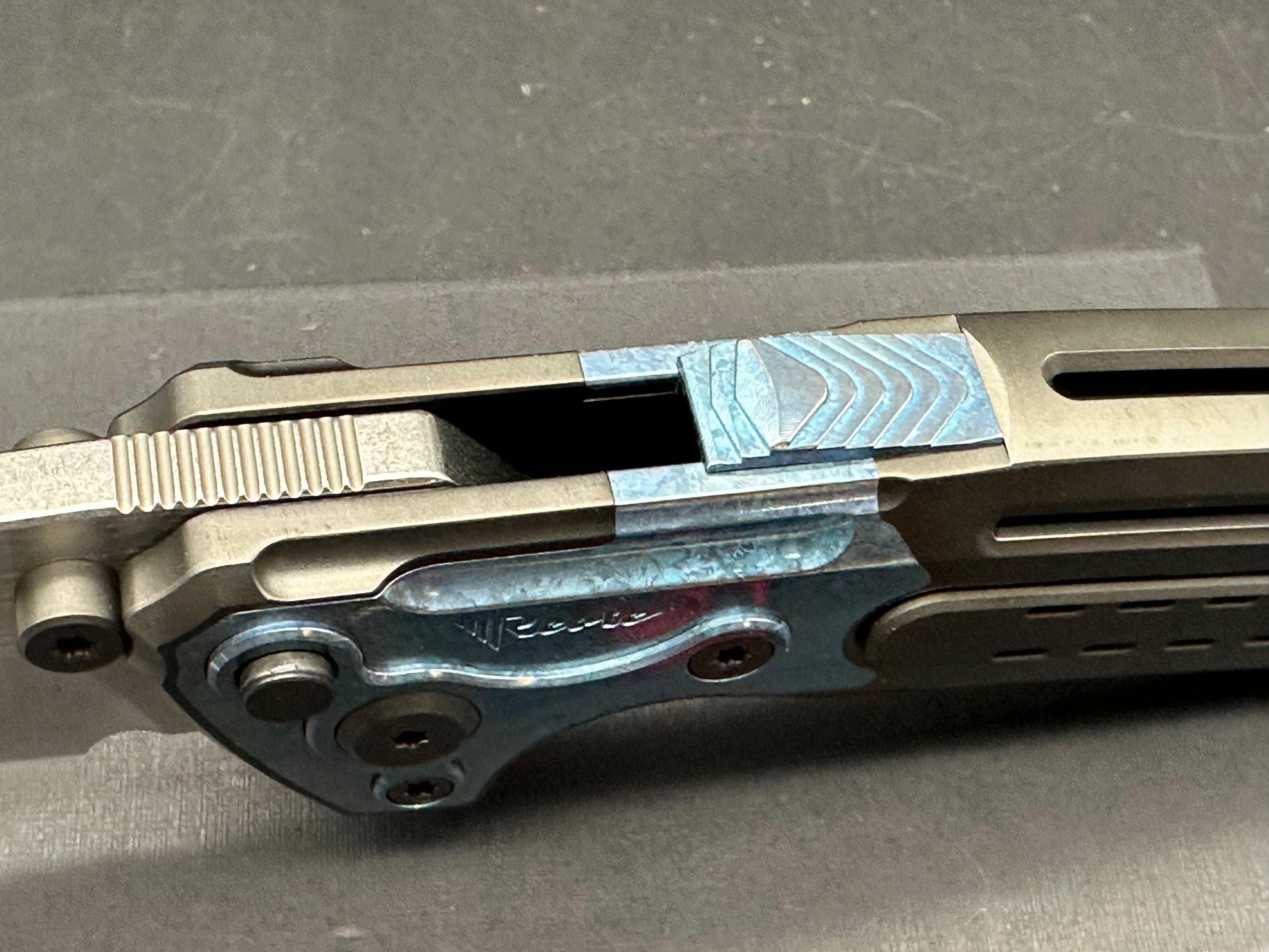 Reate Terminator T600 Framelock Titanium (3.75" Magnacut)