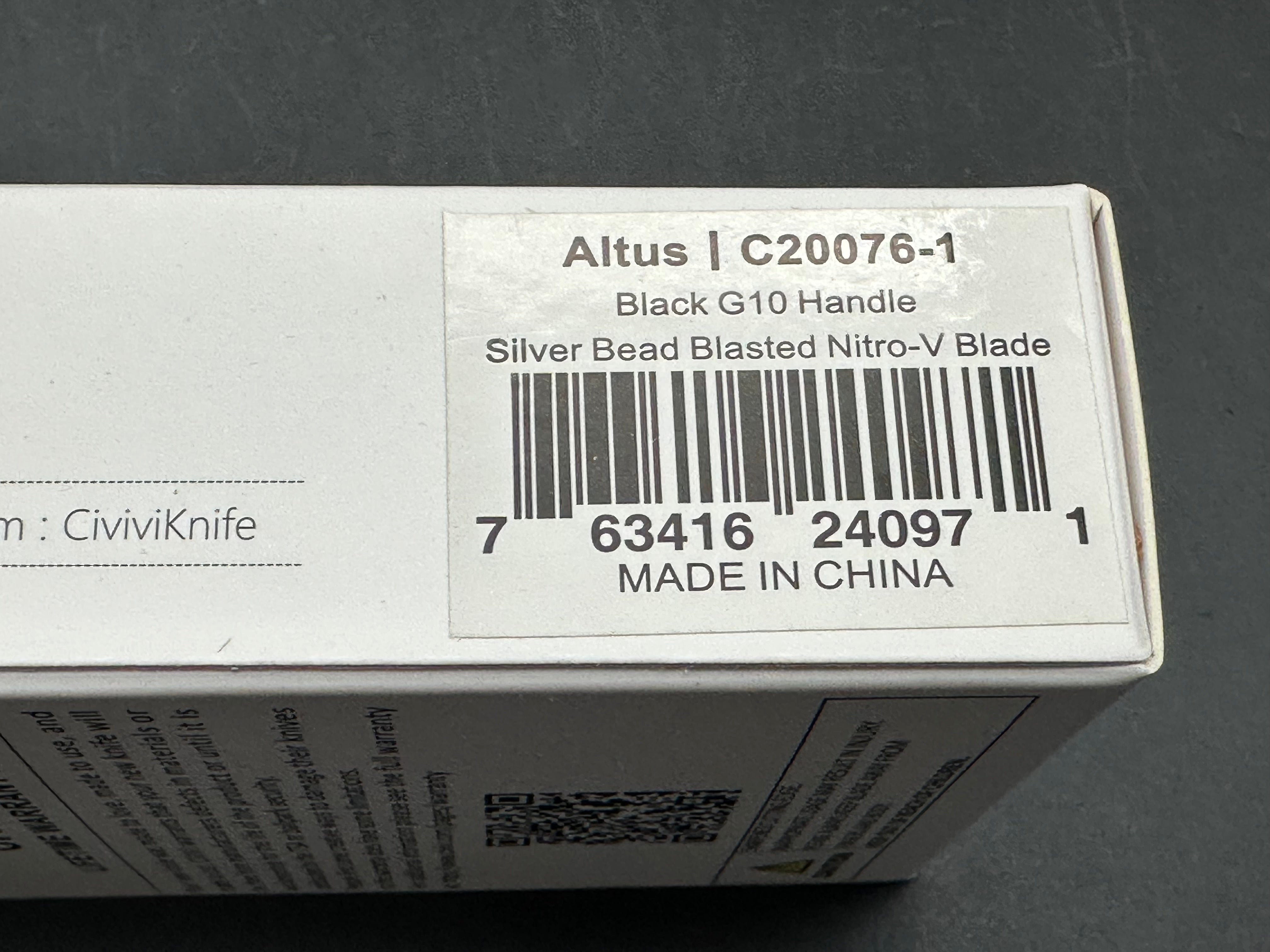 Civivi Altus black G10 Nitro V