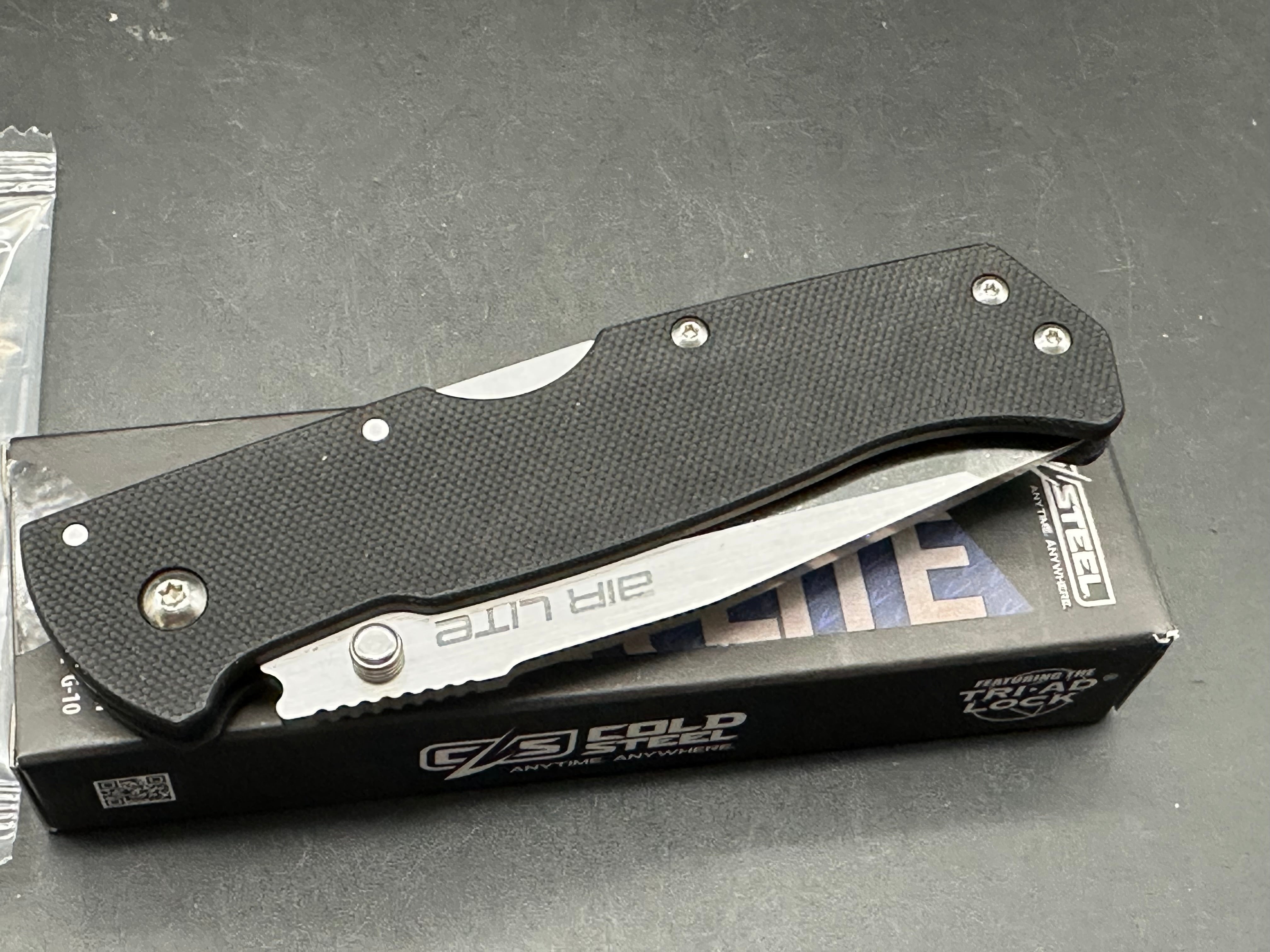 COLD STEEL AIR LITE TANTO AUS10A 3.5" G-10 