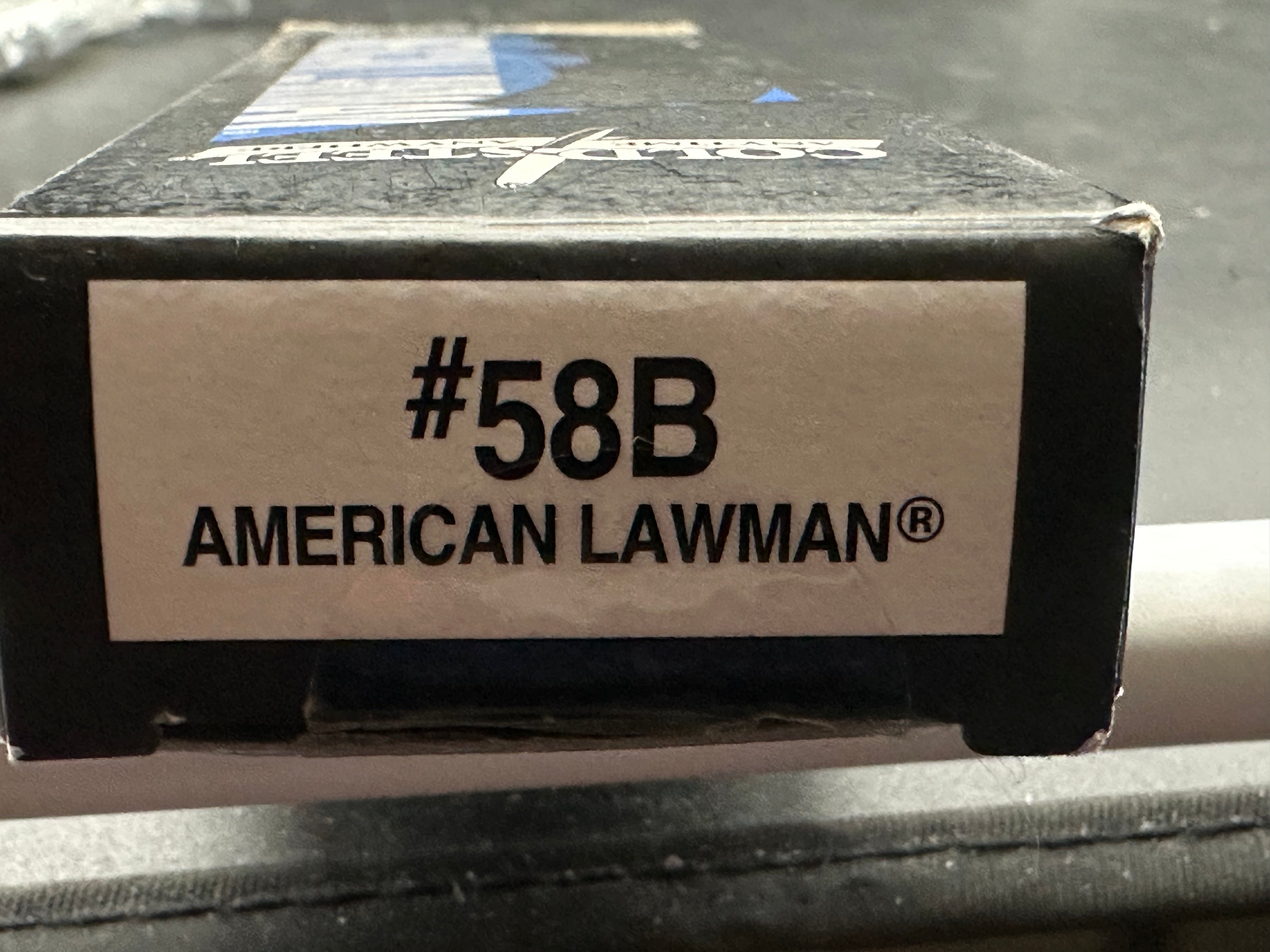 COLD STEEL AMERICAN LAWMAN 3.5" S35VN G-10 / DEEP CARRY CLIP