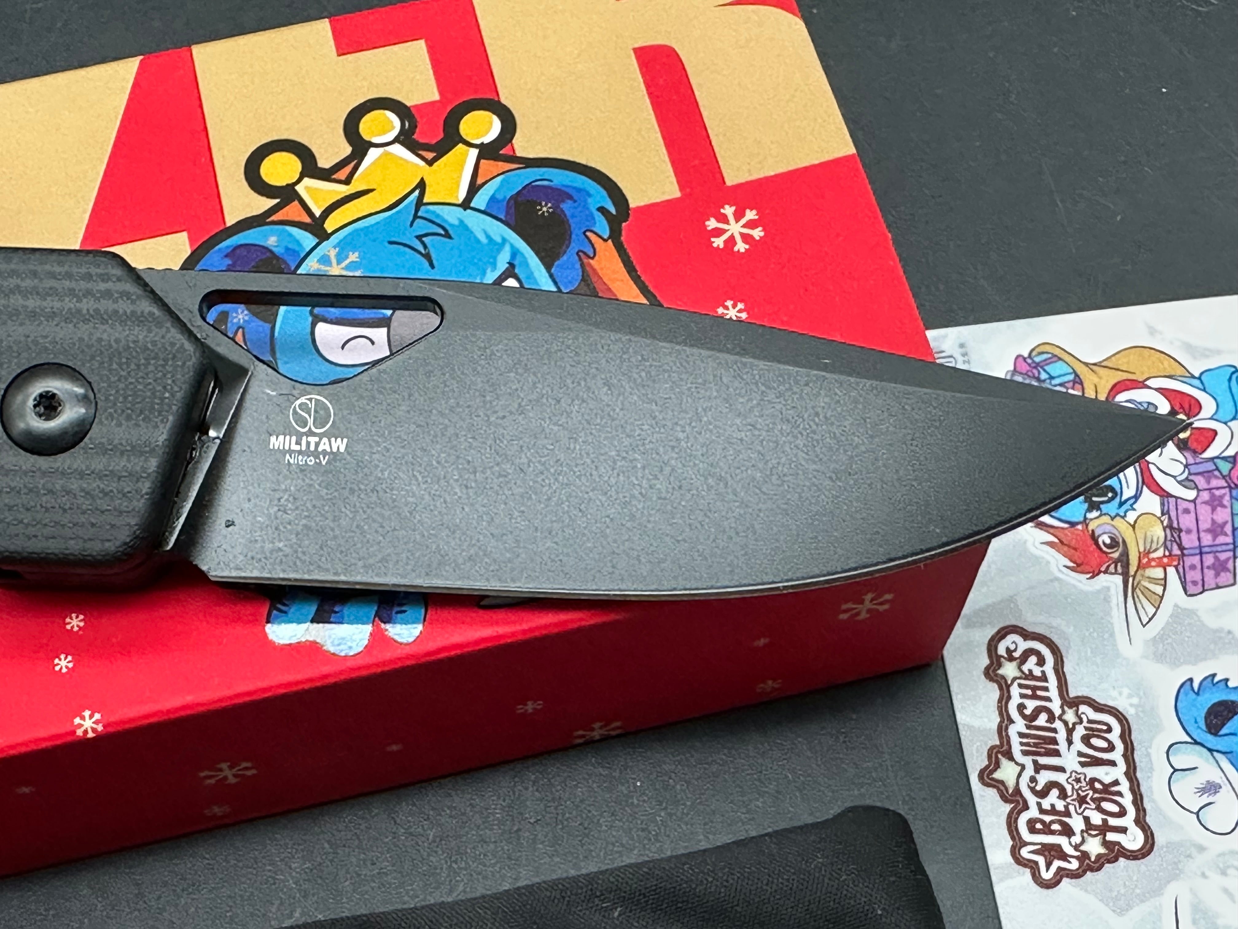 KIZER MILITAW 3.36" NITRO V G-IO/MICARTA