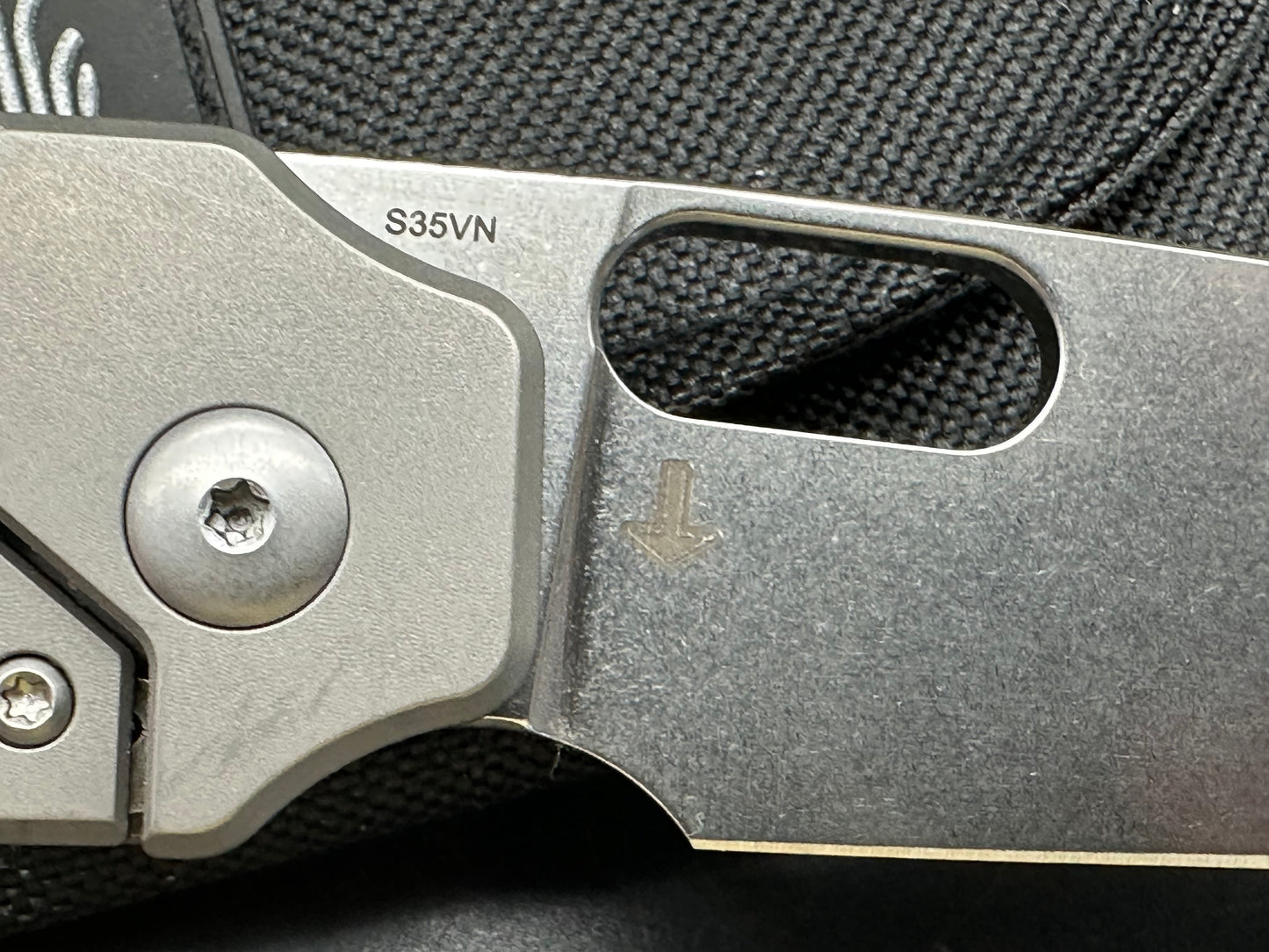 Kizer Varatas Titanium Frame Lock Knife (3.2" Stonewash)