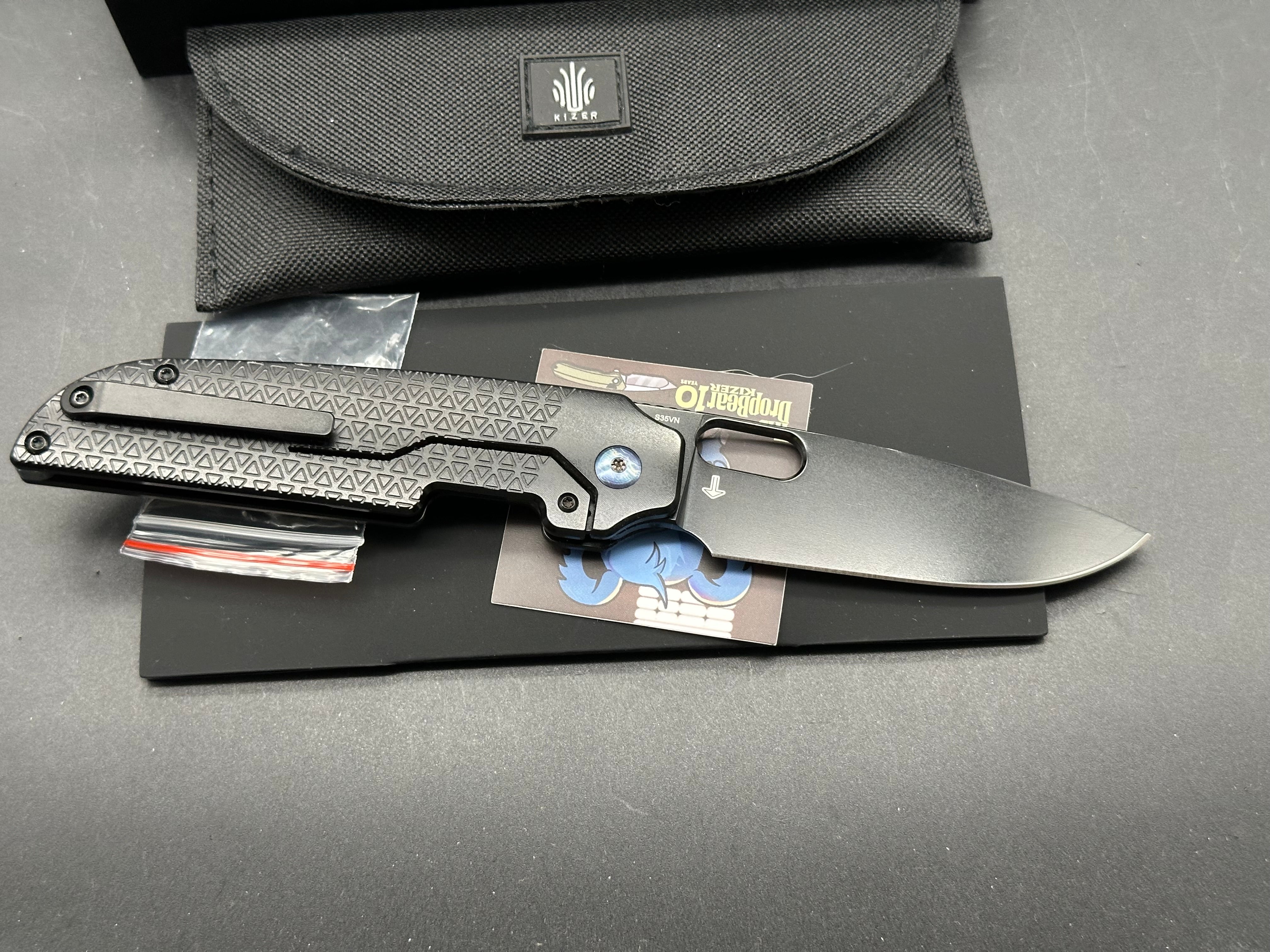KIZER VARATAS 3.25" BLK Titanium
