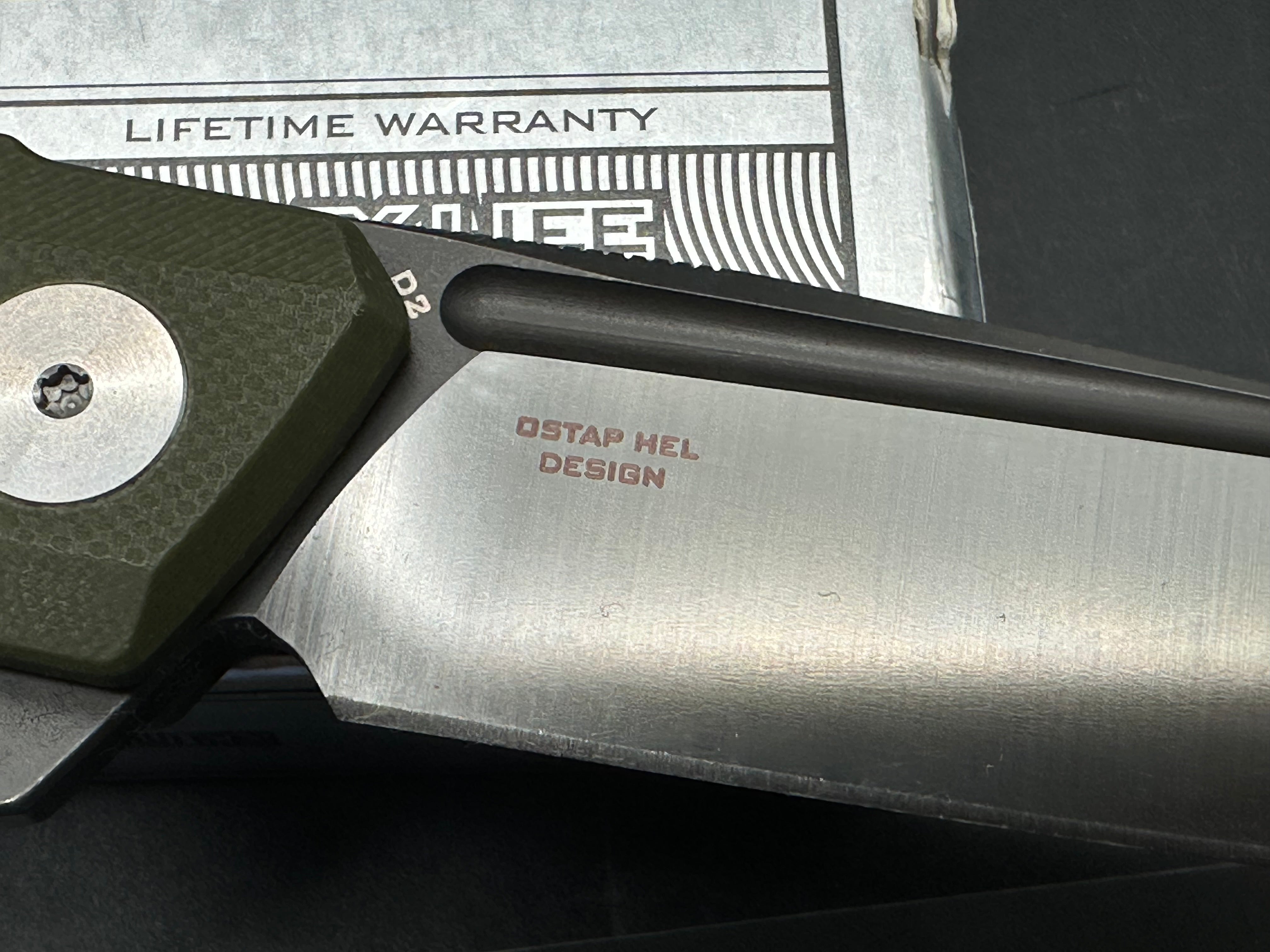 Bestechman Dundee Liner Lock Knife G-10 OD Green (3.3" Two Tone)