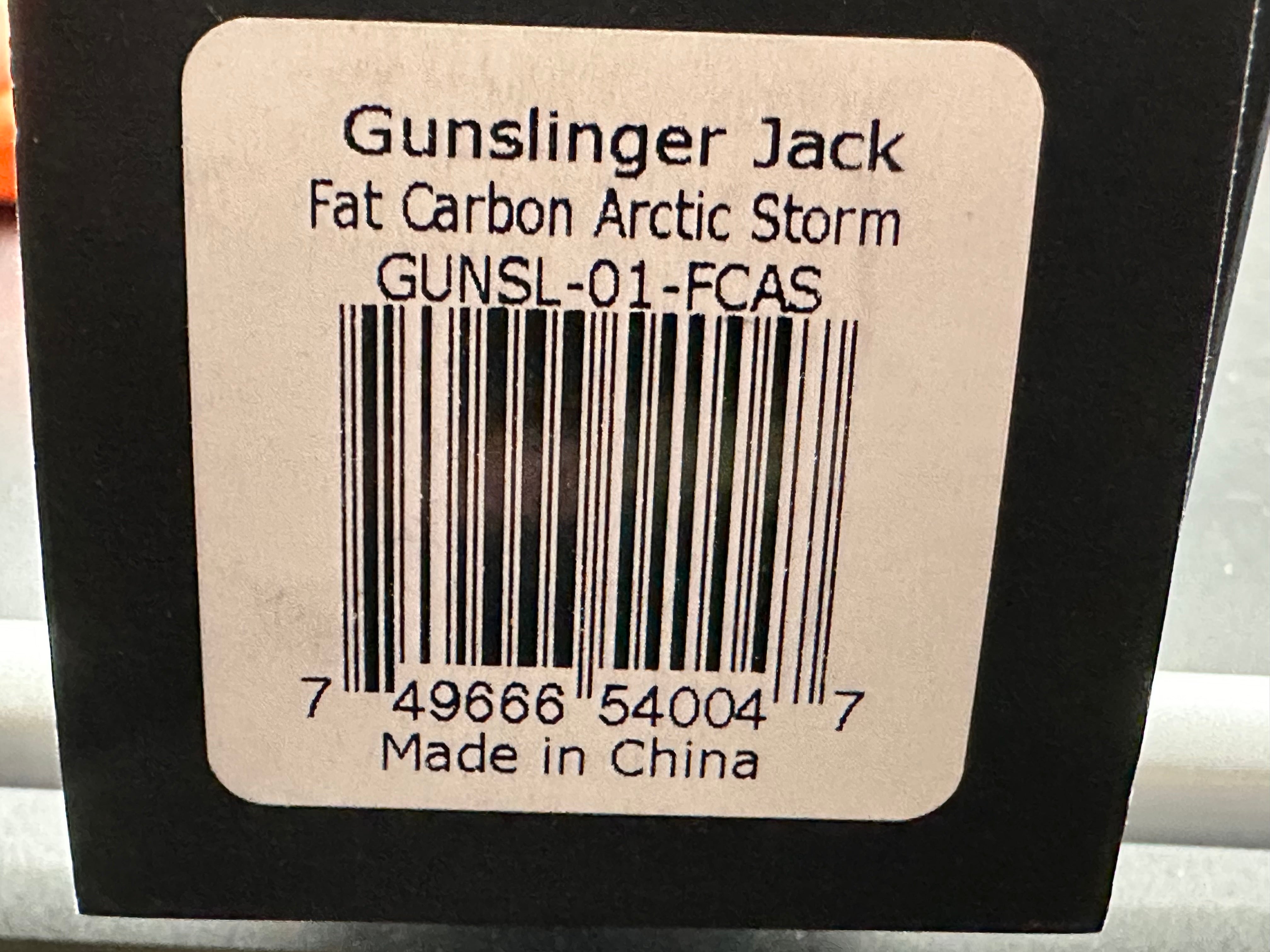 Jack Wolf Gunslinger in Arctic Storm Fat Carbon