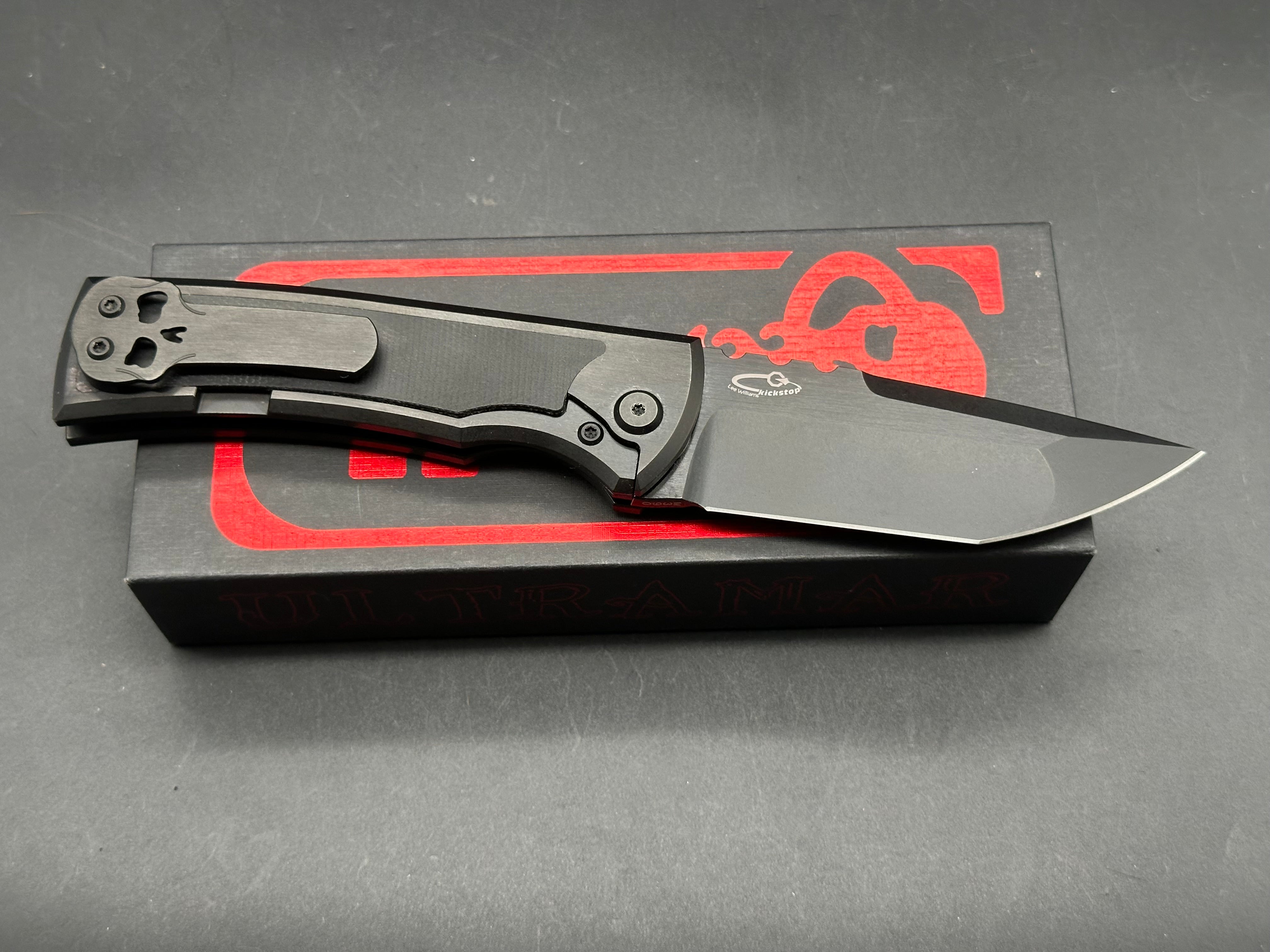 CHAVES 229 KICKSTOP TANTO BLK MICARTA INLAY