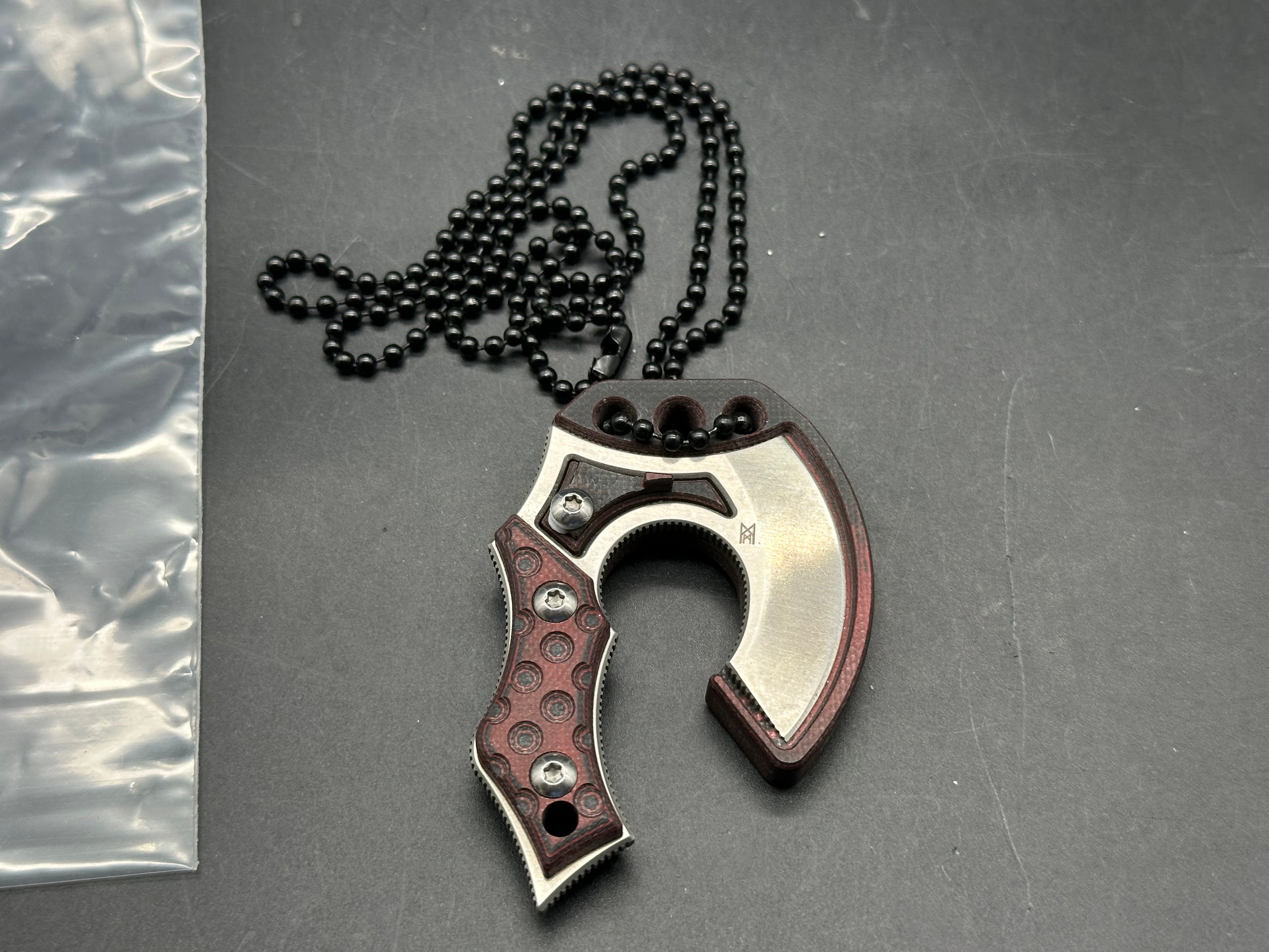 Midgards Messer Nori Nano V2 (Red G10)
