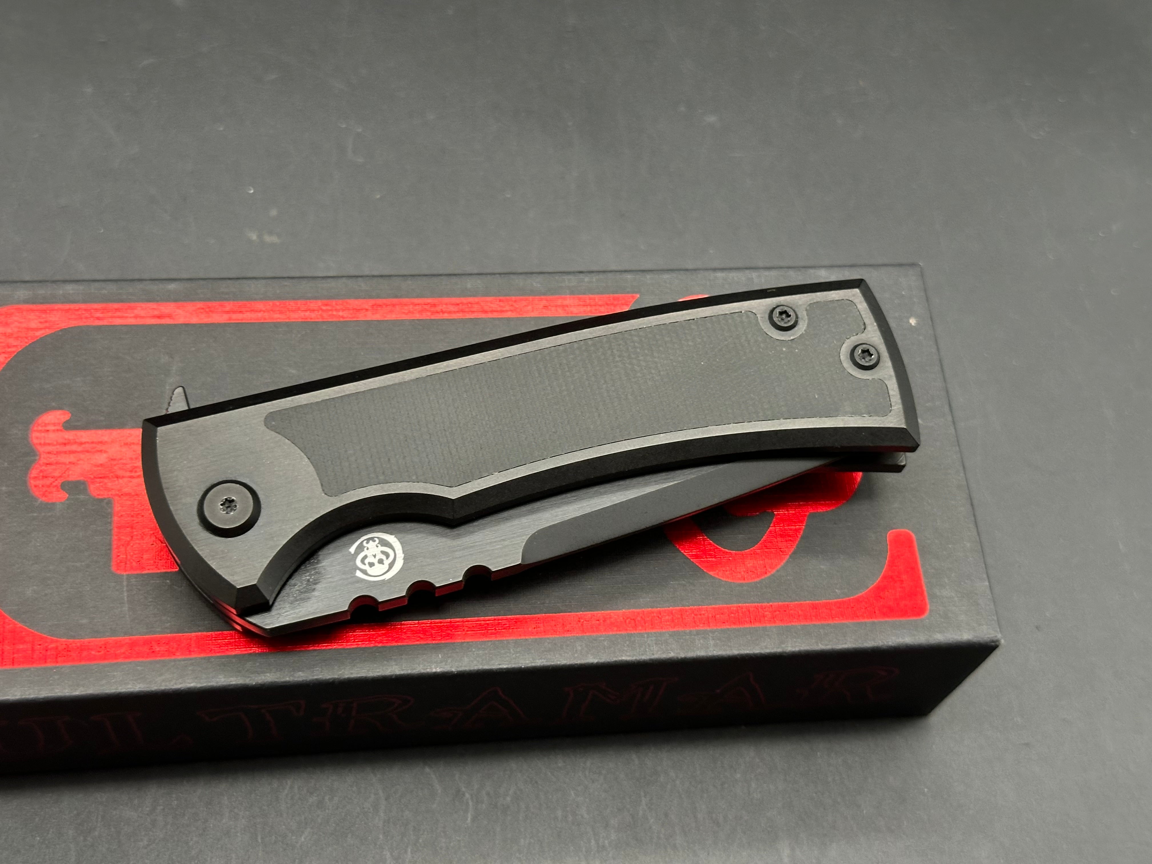 CHAVES 229 KICKSTOP TANTO BLK MICARTA INLAY