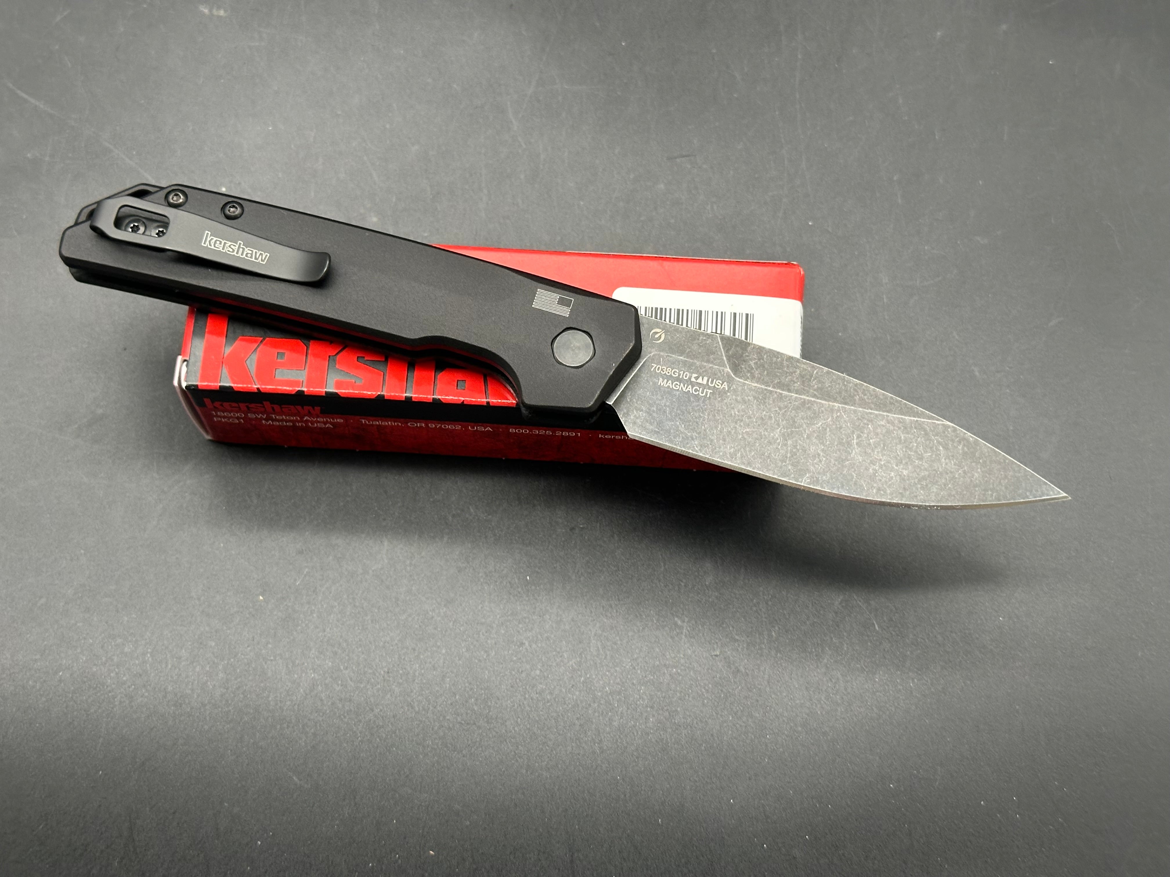 Kershaw LAUNCH IRIDIUM - G10 magnacut blade
