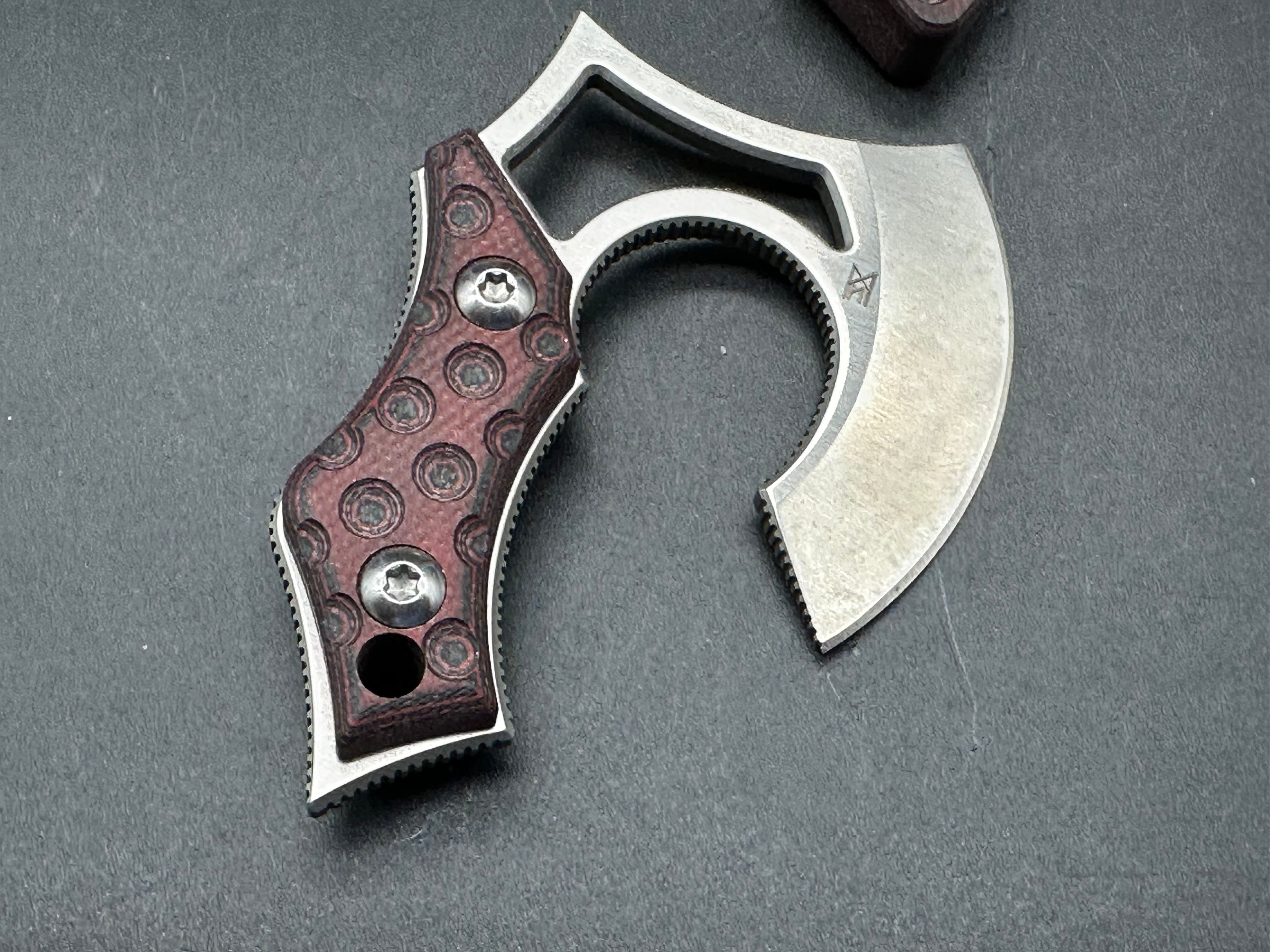 Midgards Messer Nori Nano V2 (Red G10)