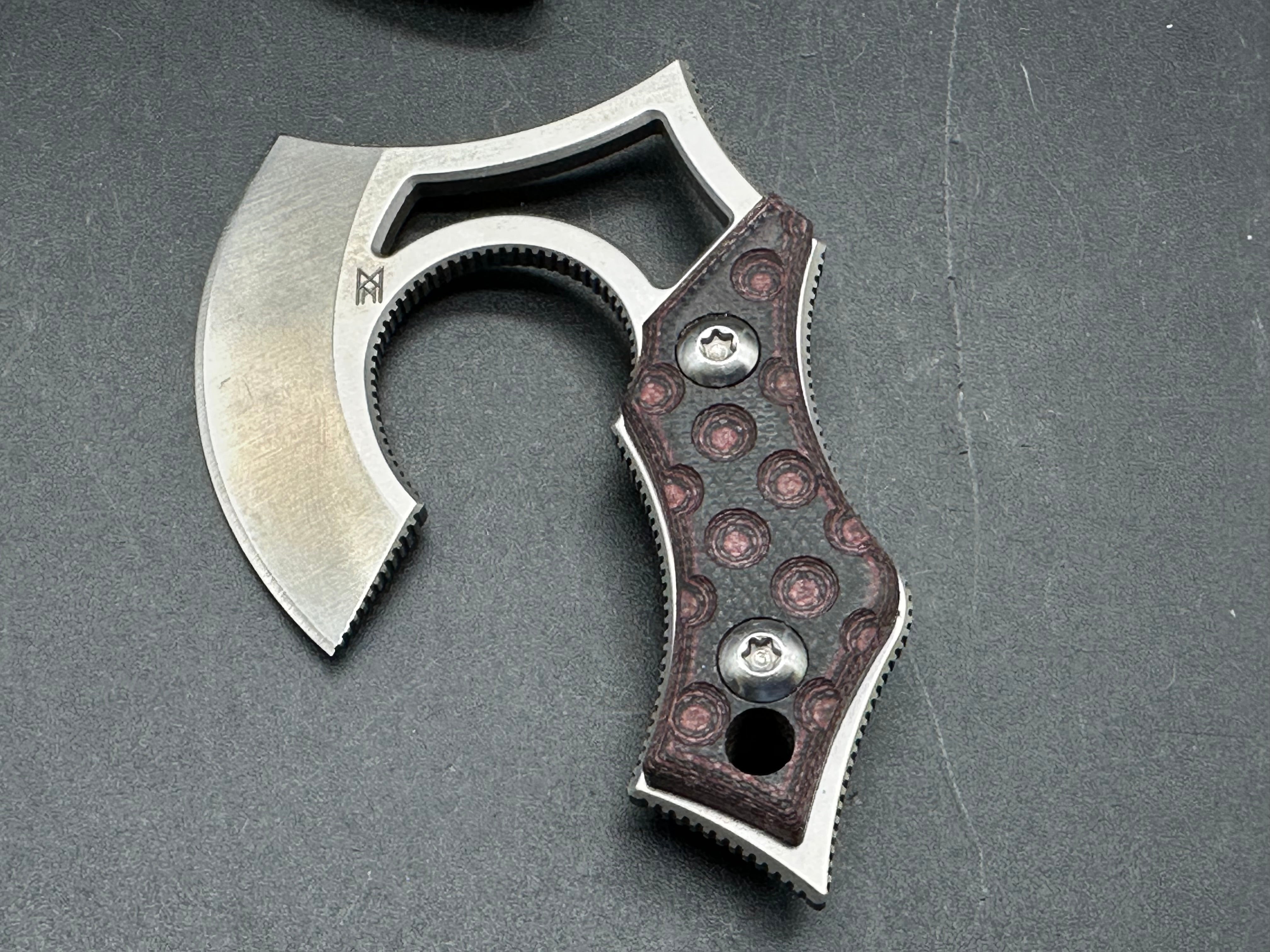 Midgards Messer Nori Nano V2 (Red G10)