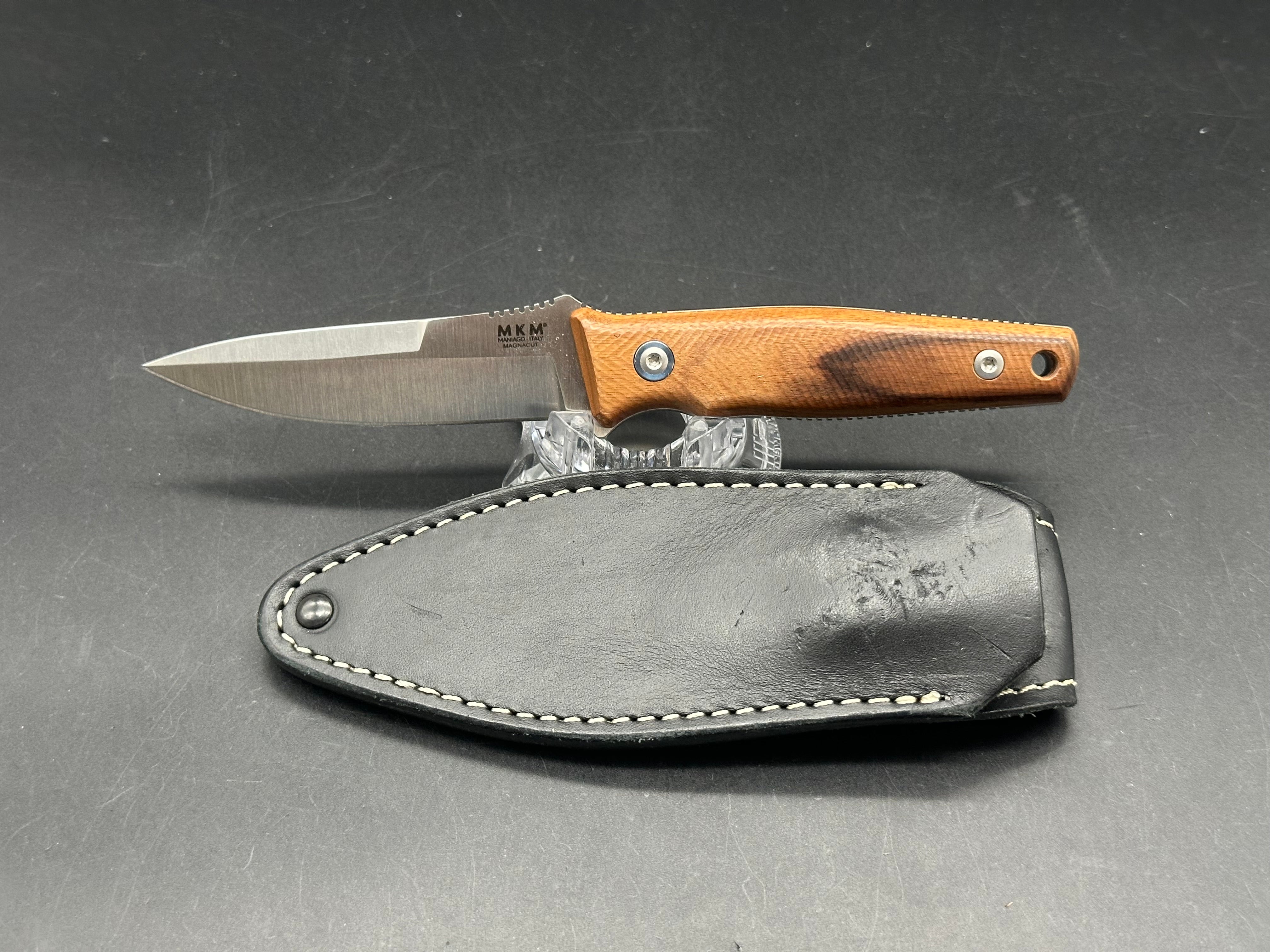 MKM Terzuola TPF Defense MagnaCut Fixed Blade Knife Santos Wood (3.8" SW)