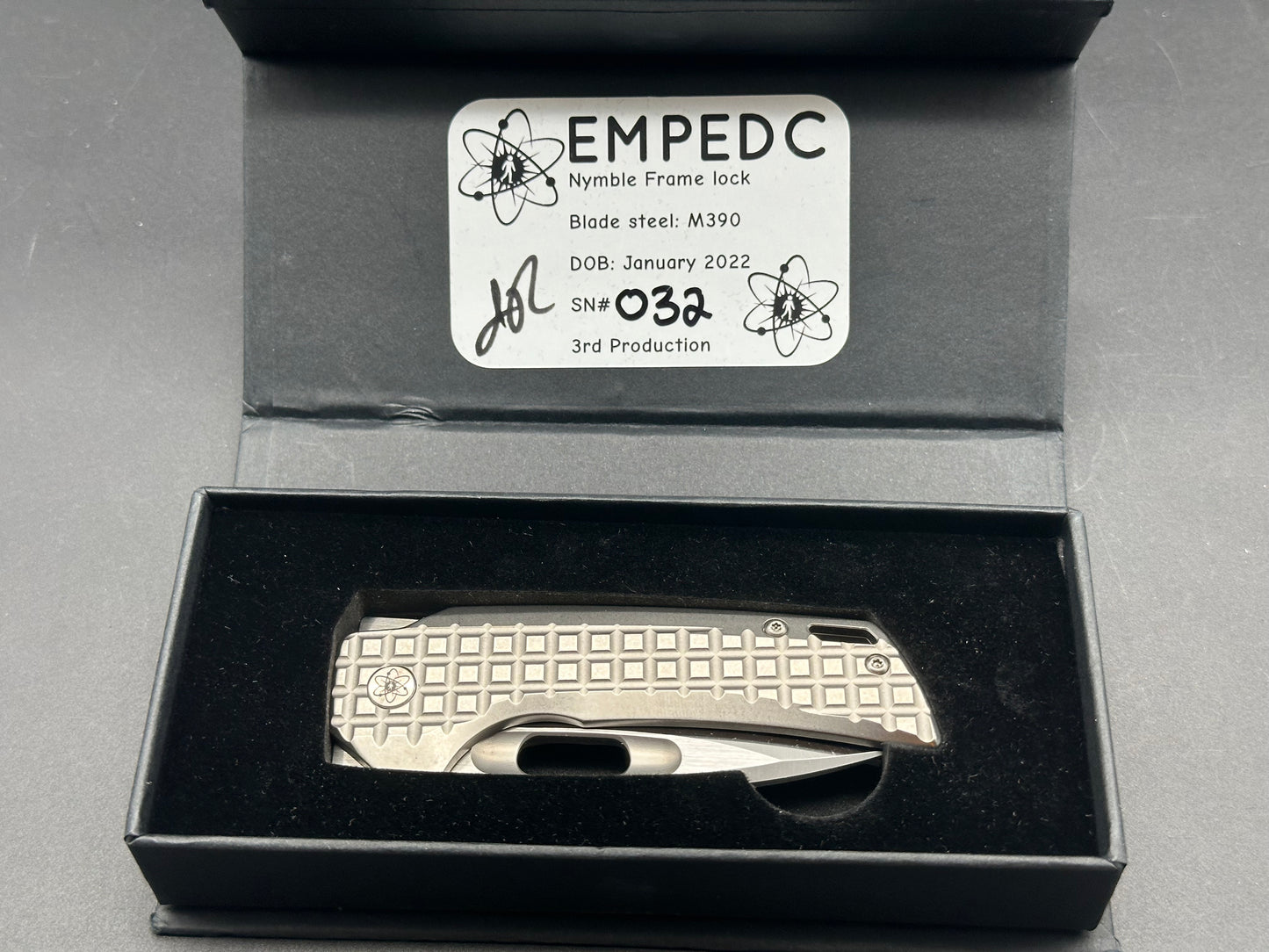 Empedc Nymble M390 frag stonewash