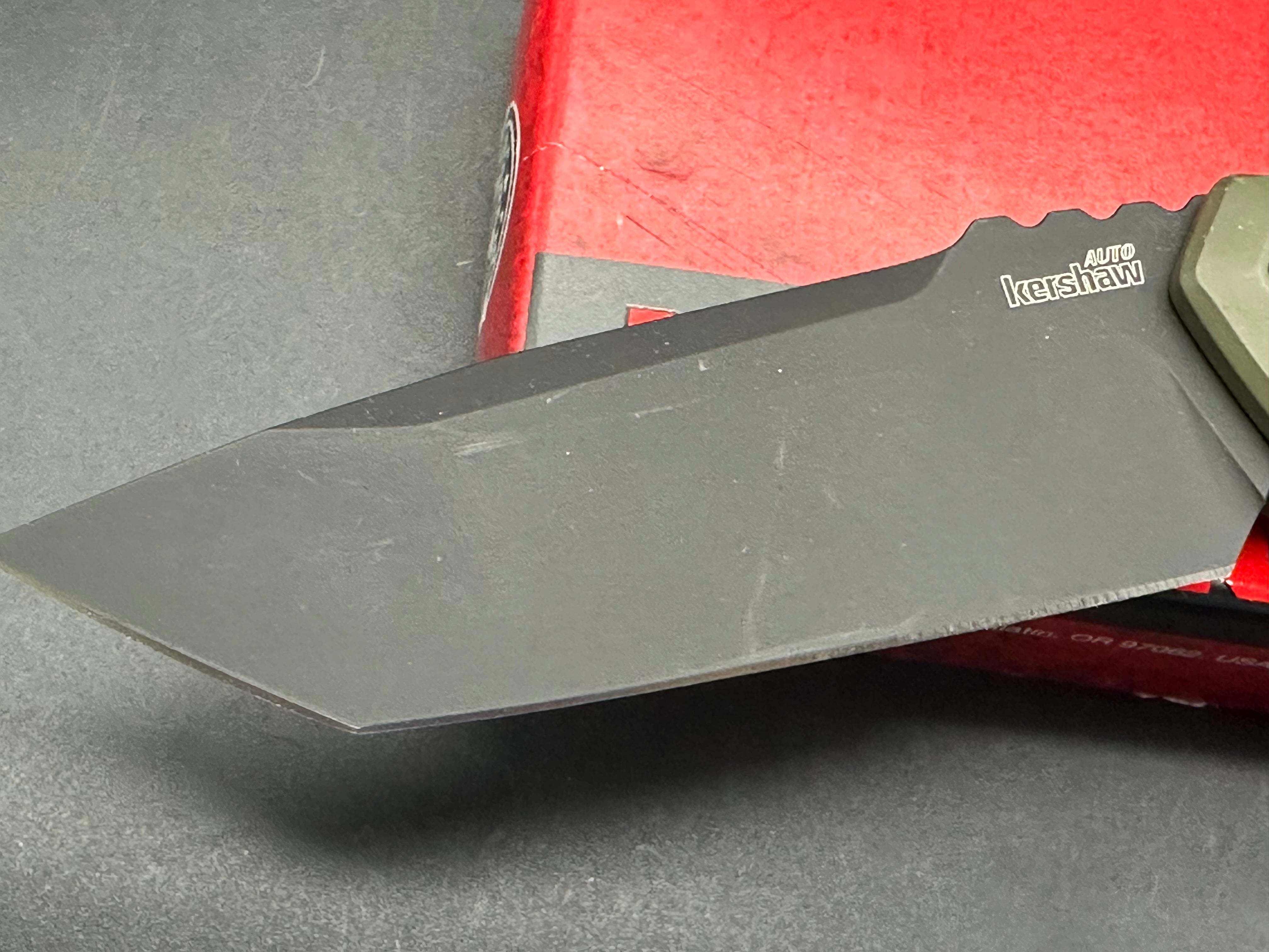 Kershaw Launch 16 Tactical Automatic Knife OD Green (3.4" Black M4)
