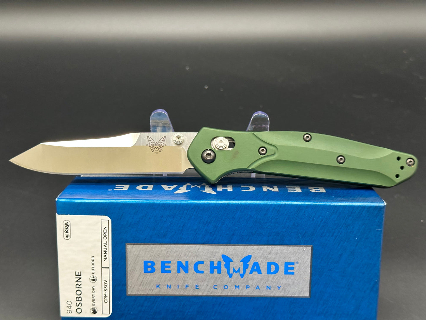 Benchmade Osborne 940 green aluminum