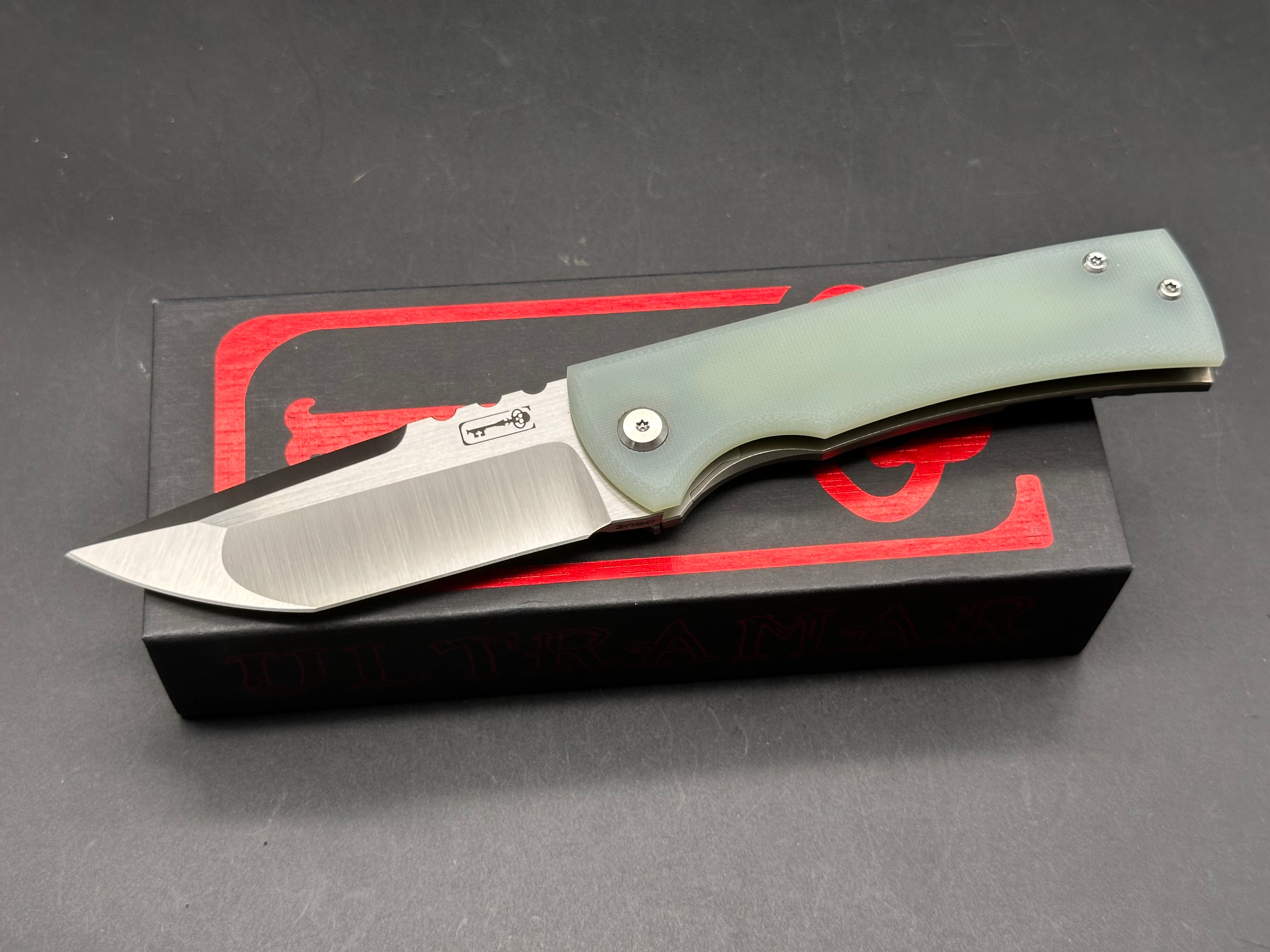 CHAVES 229 REDENCiON TANTO KICKSTOP (NATURAL G-10) G-1O/Ti