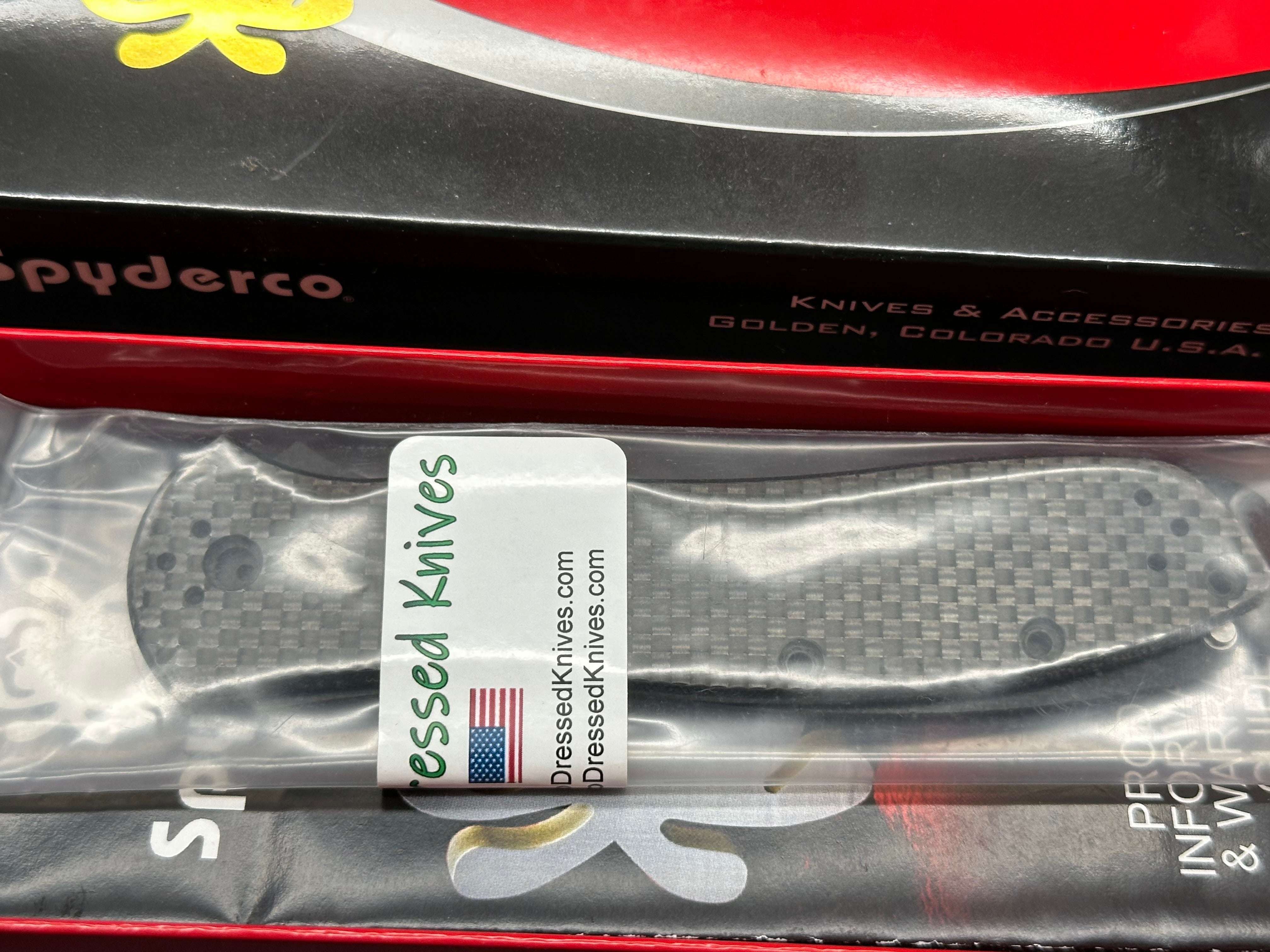 Spyderco Gayle Bradley 2 Folder Knife Carbon Fiber (3.6" Satin) C134CFP2