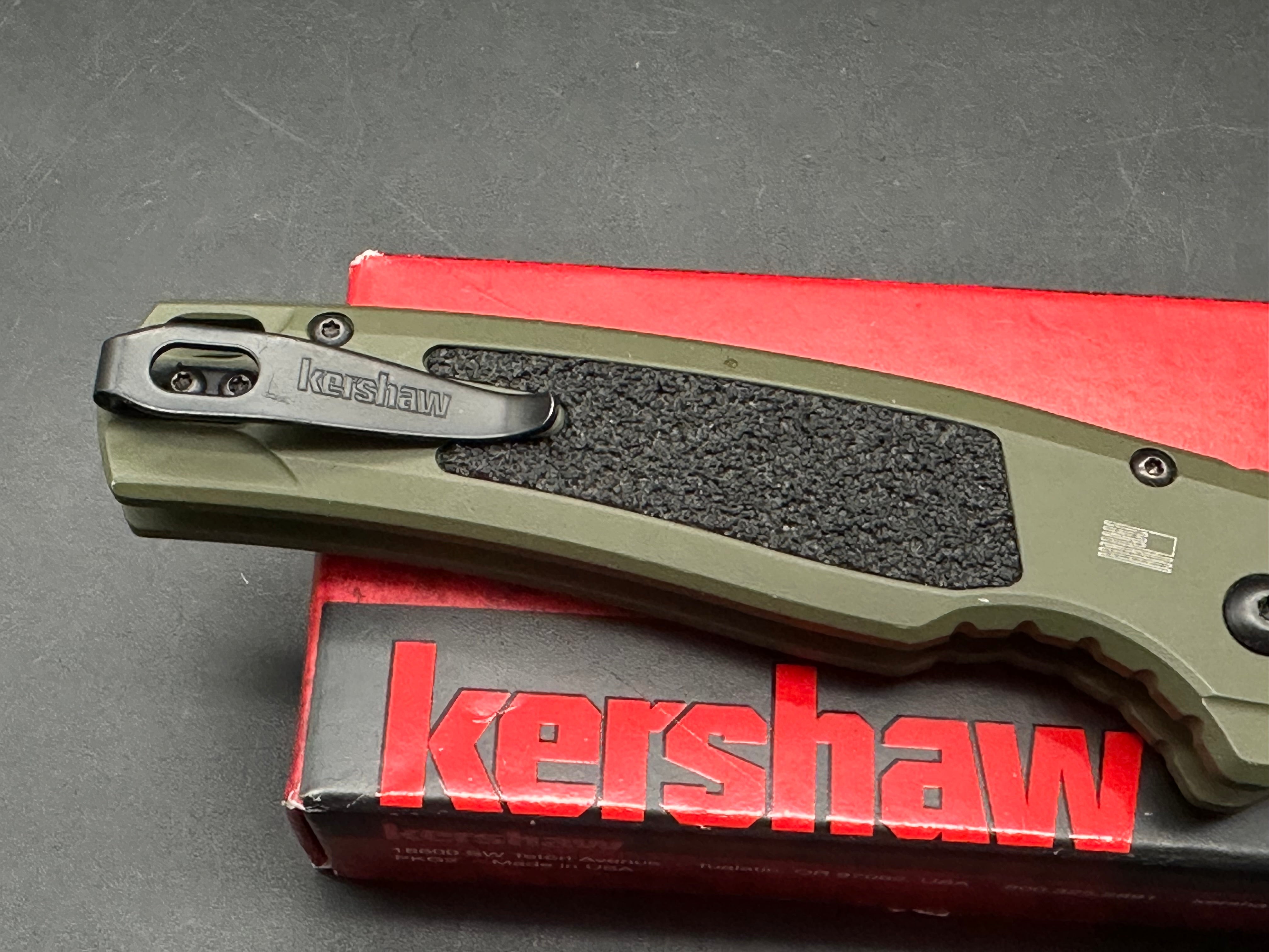Kershaw Launch 16 Tactical Automatic Knife OD Green (3.4" Black M4)