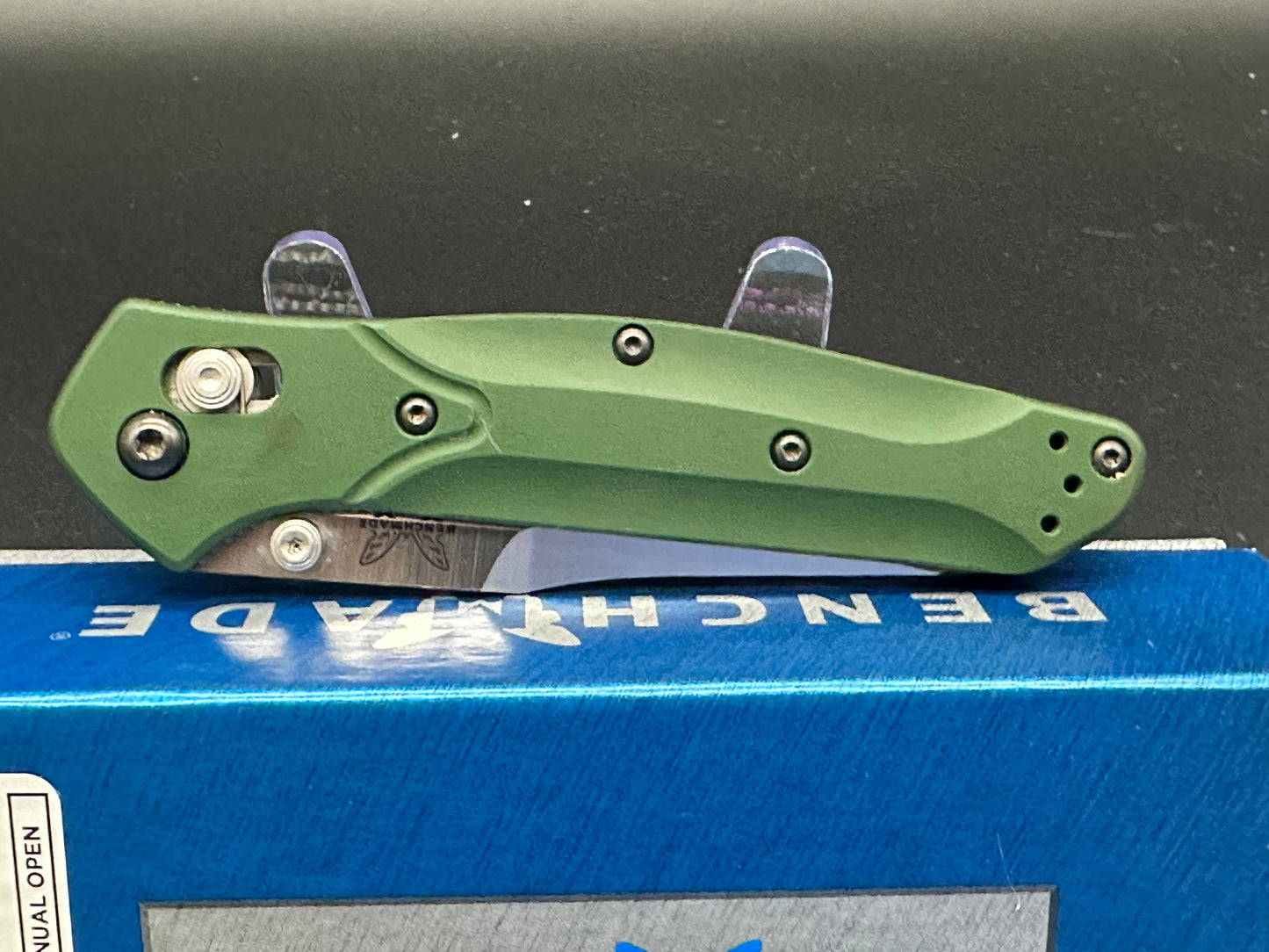 Benchmade Osborne 940 green aluminum