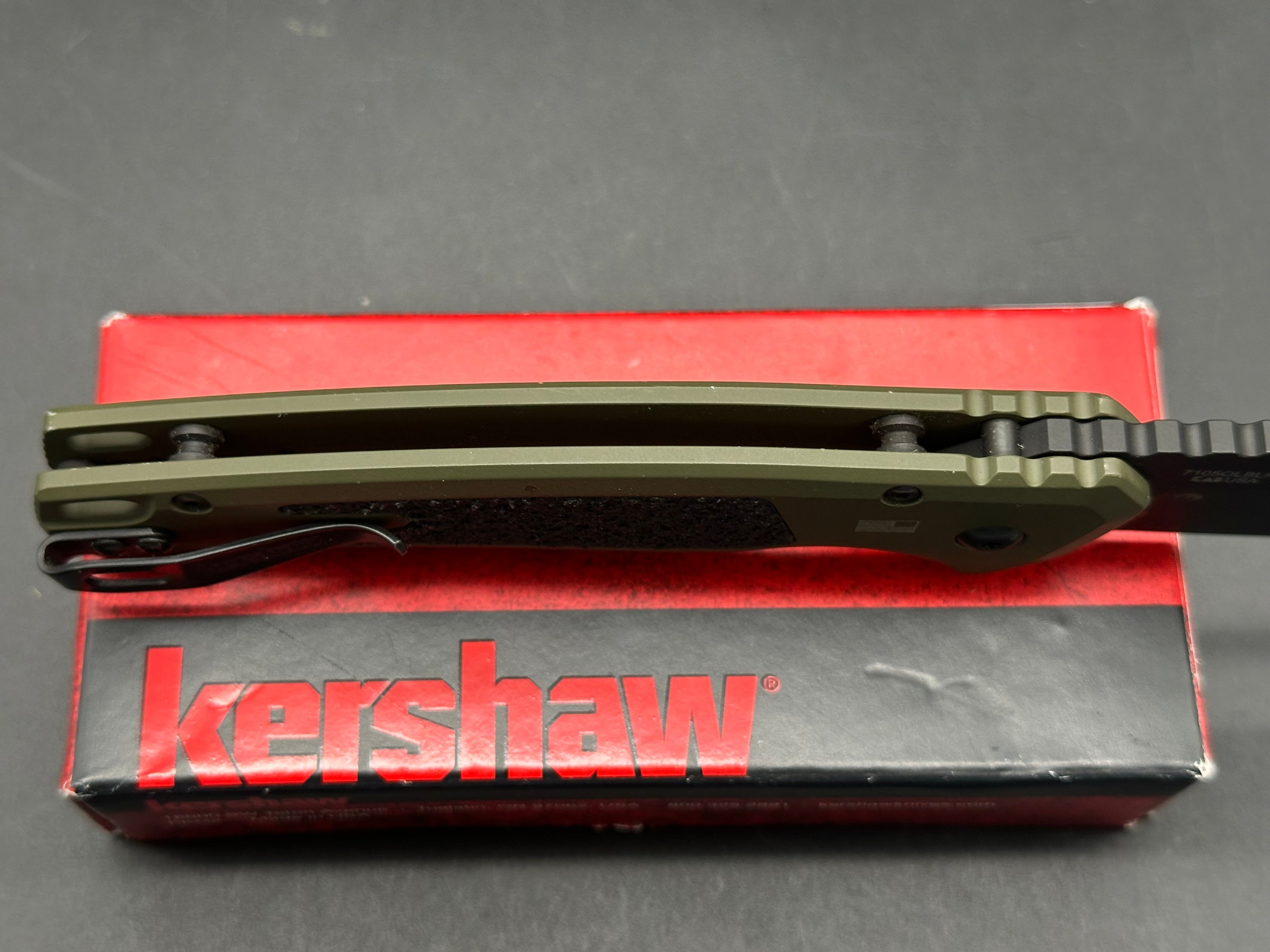 Kershaw Launch 16 Tactical Automatic Knife OD Green (3.4" Black M4)