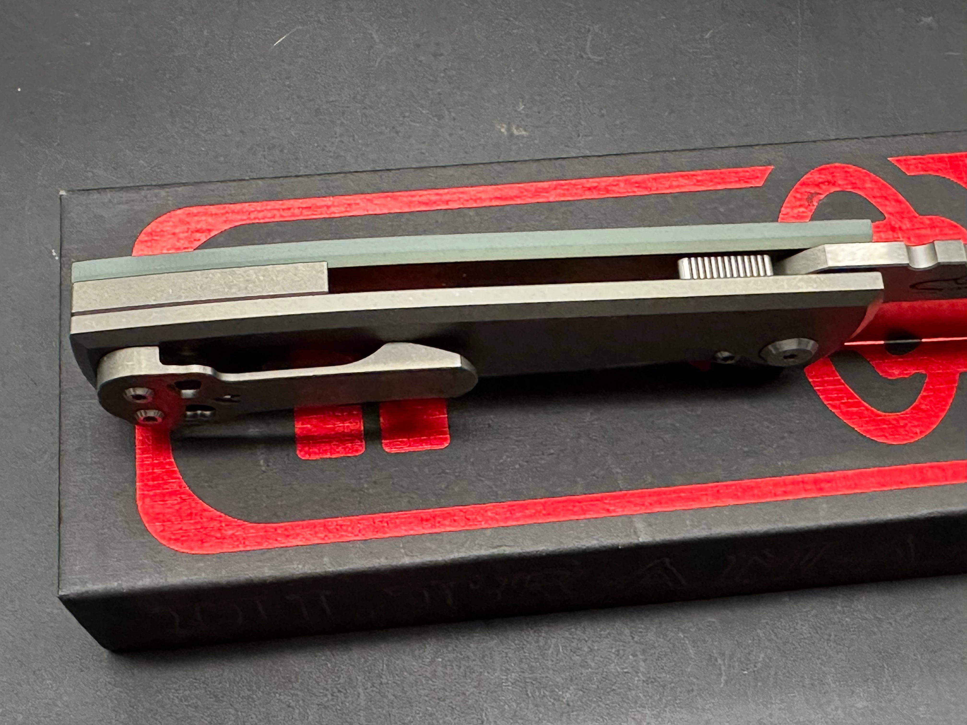 CHAVES 229 REDENCiON TANTO KICKSTOP (NATURAL G-10) G-1O/Ti