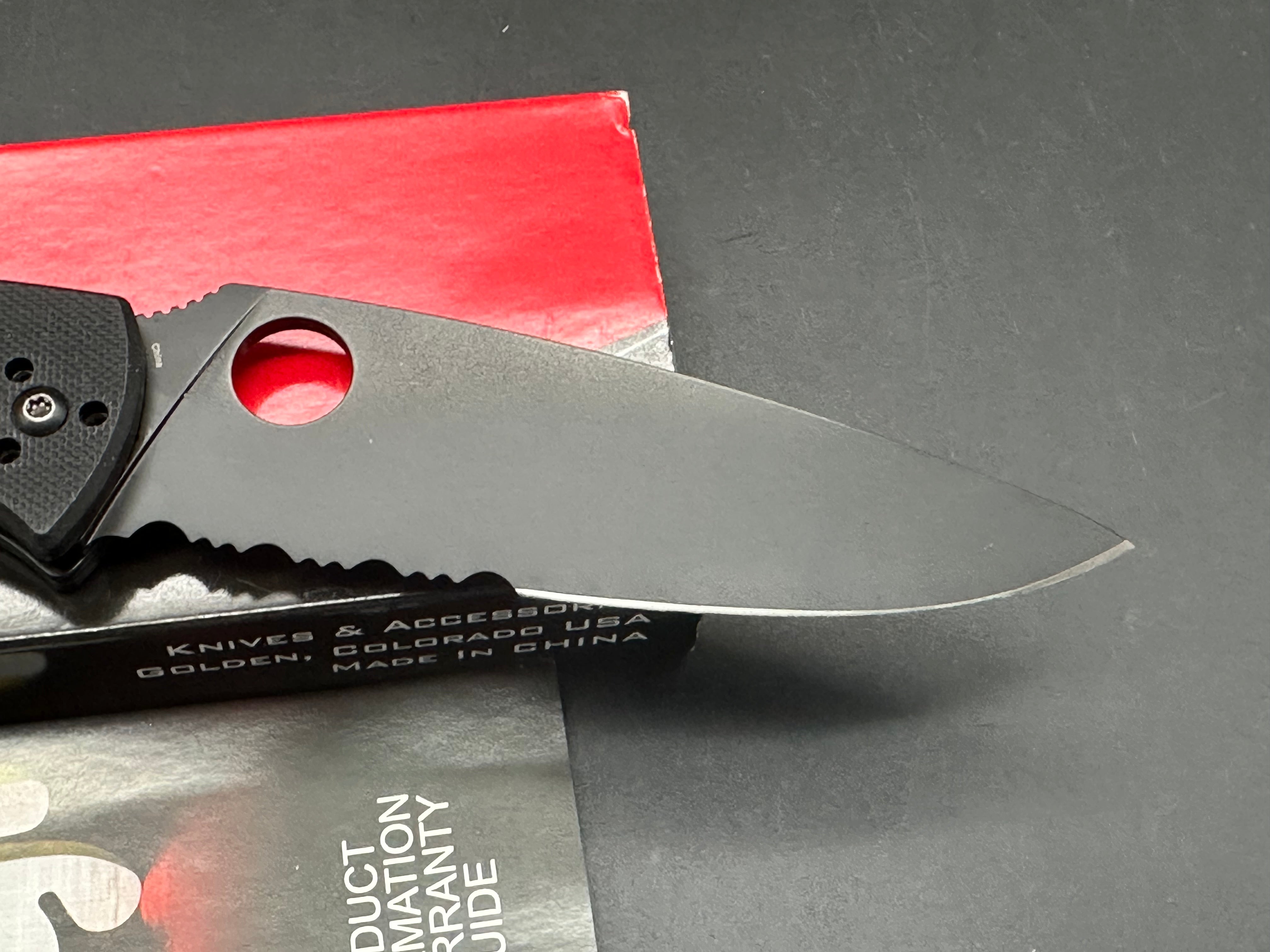 Spyderco Resilience Lightweight Liner Lock Knife
