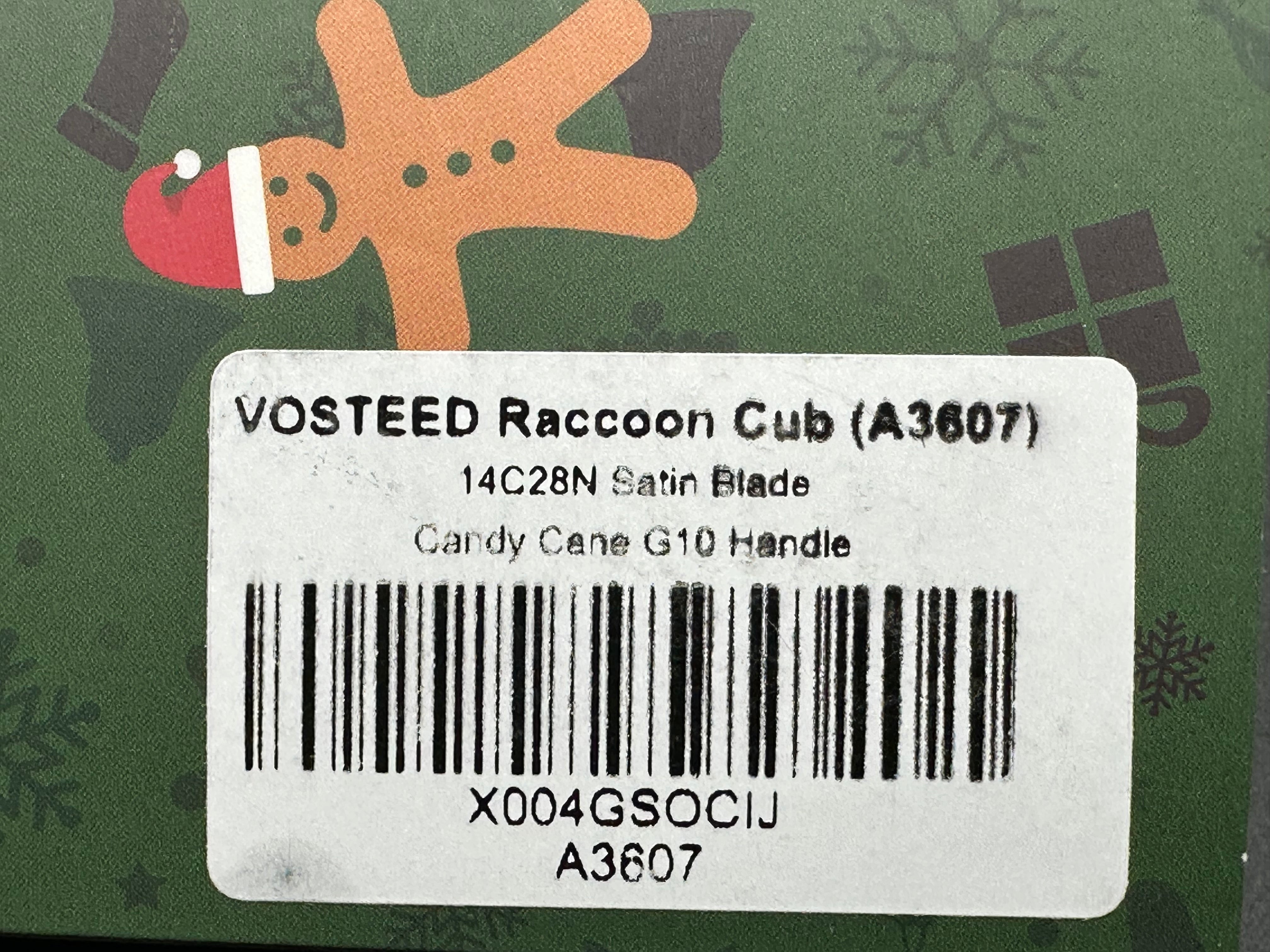 Vosteed Raccoon Cub Christmas Edition
