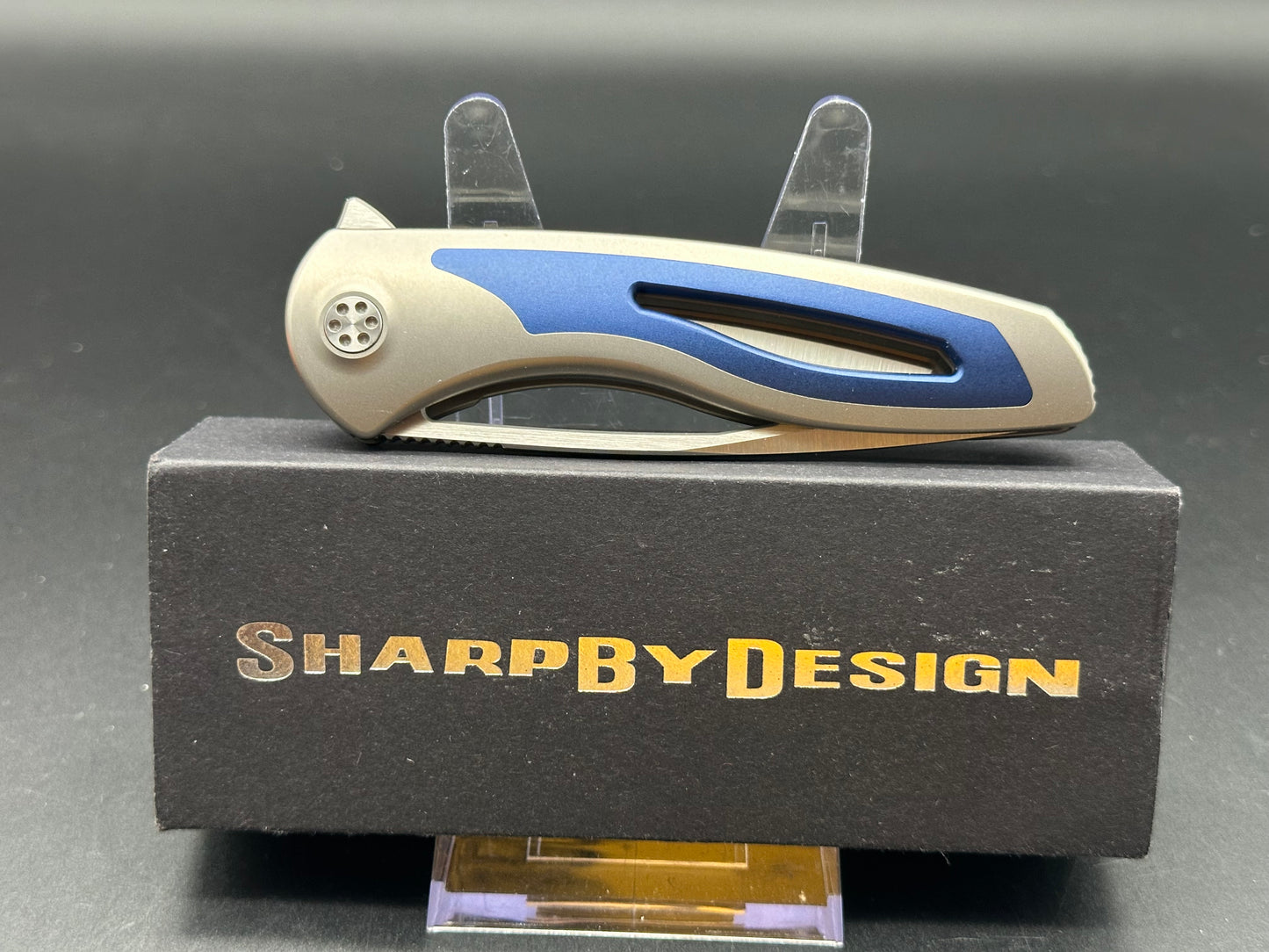 Sharp By Design Apex Titanium handle w/S90V blade