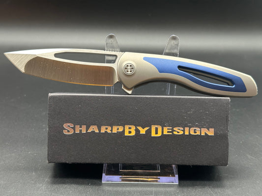 Sharp By Design Apex Titanium handle w/S90V blade