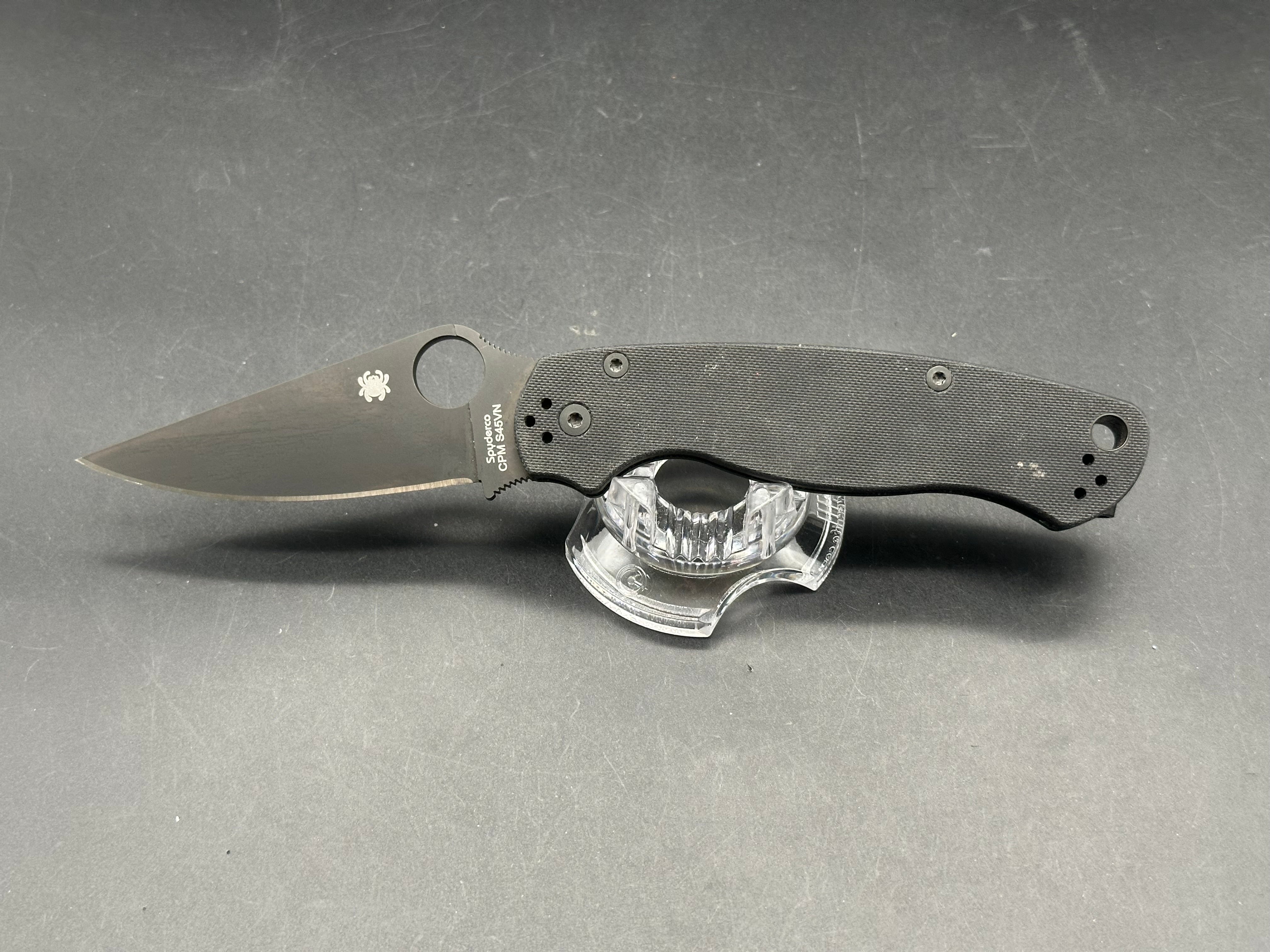 Spyderco Paramilitary 2  G-10 (3.4" S45VN Black)