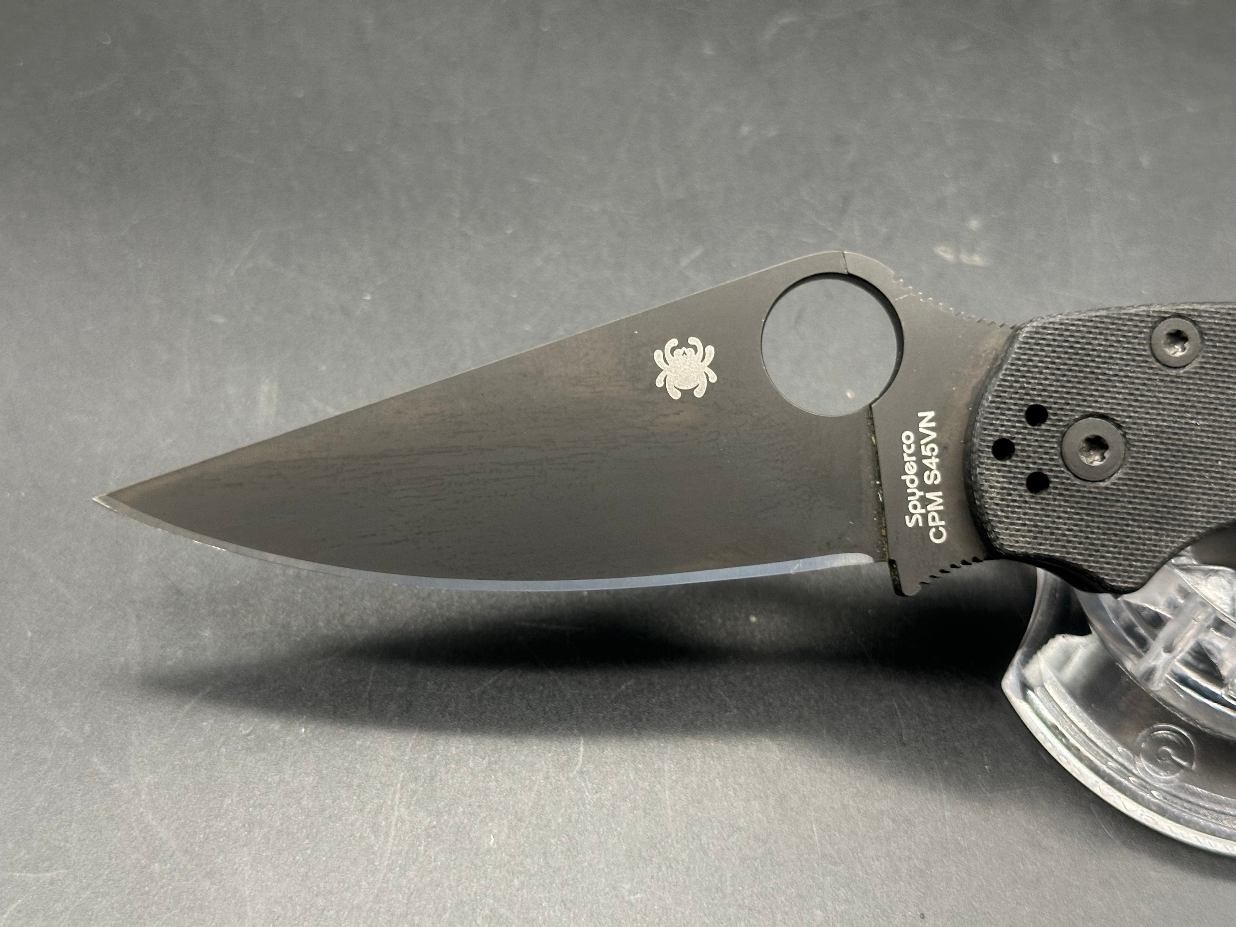 Spyderco Paramilitary 2  G-10 (3.4" S45VN Black)