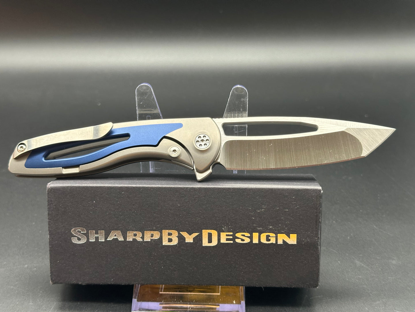 Sharp By Design Apex Titanium handle w/S90V blade