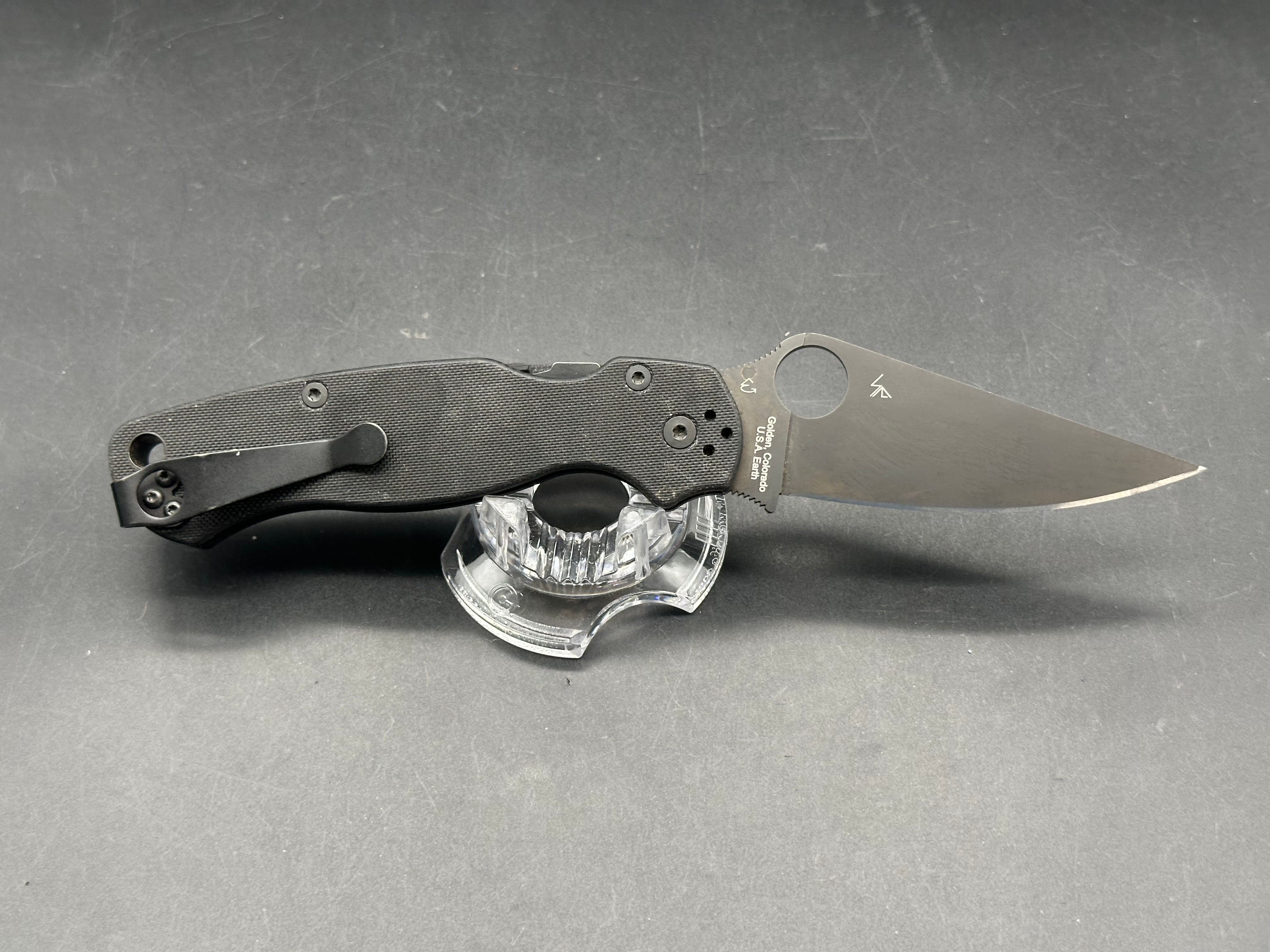 Spyderco Paramilitary 2  G-10 (3.4" S45VN Black)