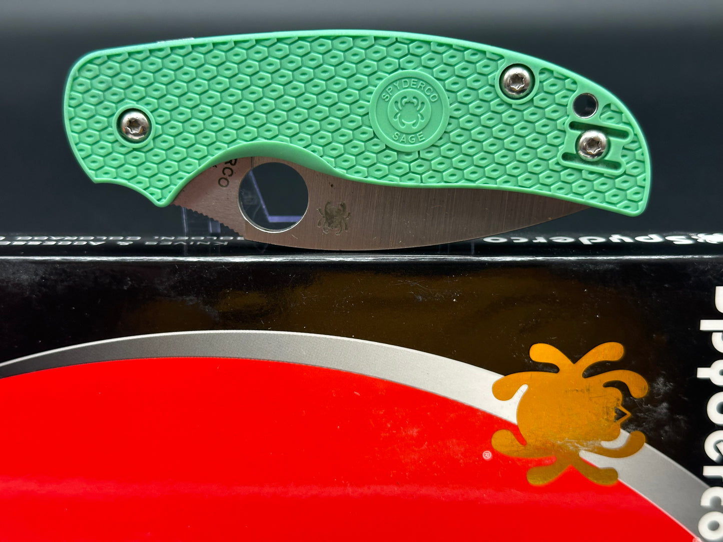 Spyderco Sage 5 Lightweight Compression Lock Knife Mint FRN (3" Satin M4) BHQ