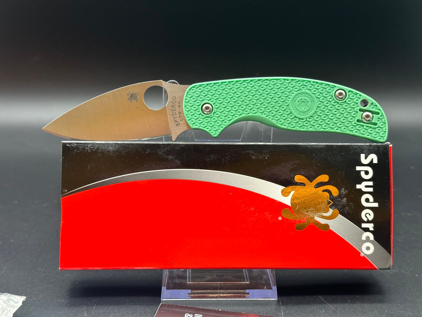 Spyderco Sage 5 Lightweight Compression Lock Knife Mint FRN (3" Satin M4) BHQ