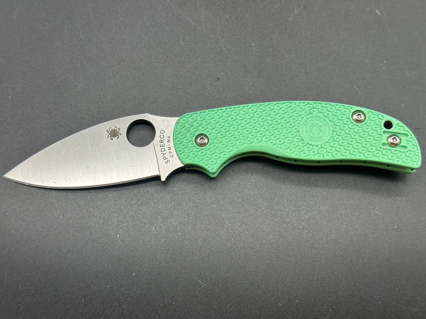 Spyderco Sage 5 Lightweight Compression Lock Knife Mint FRN (3" Satin M4) BHQ