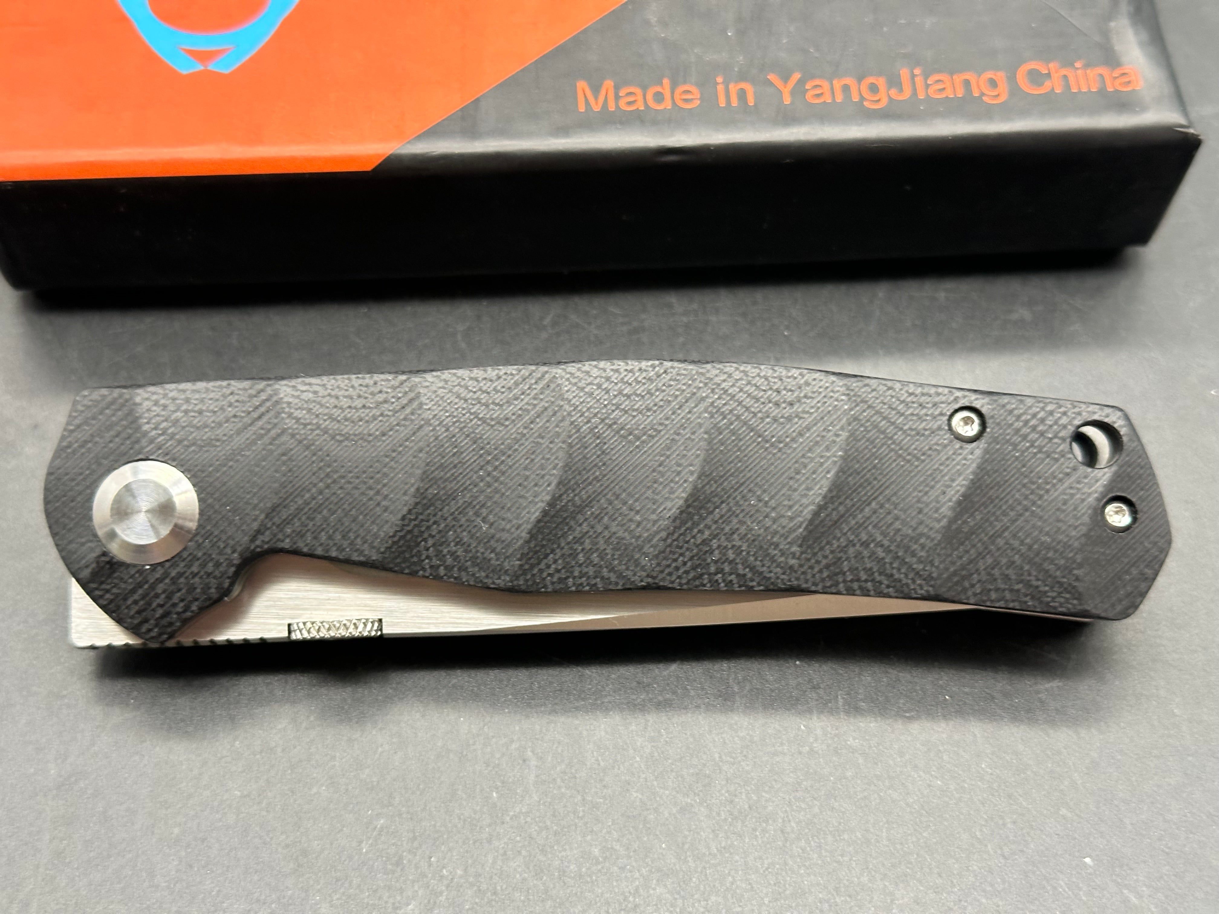 Sixleaf SL-37  black G10 9Cr13MOv steel