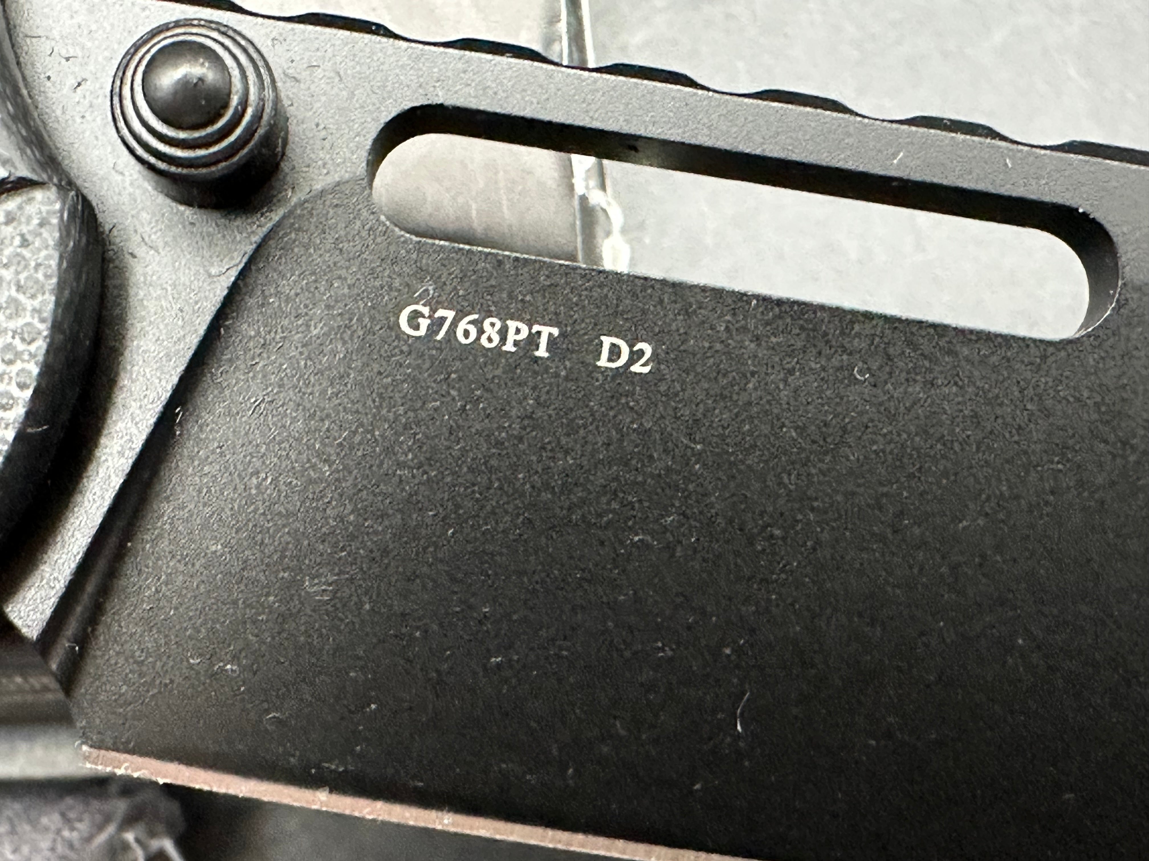 Ganzo  G768PT-BK D2 blade