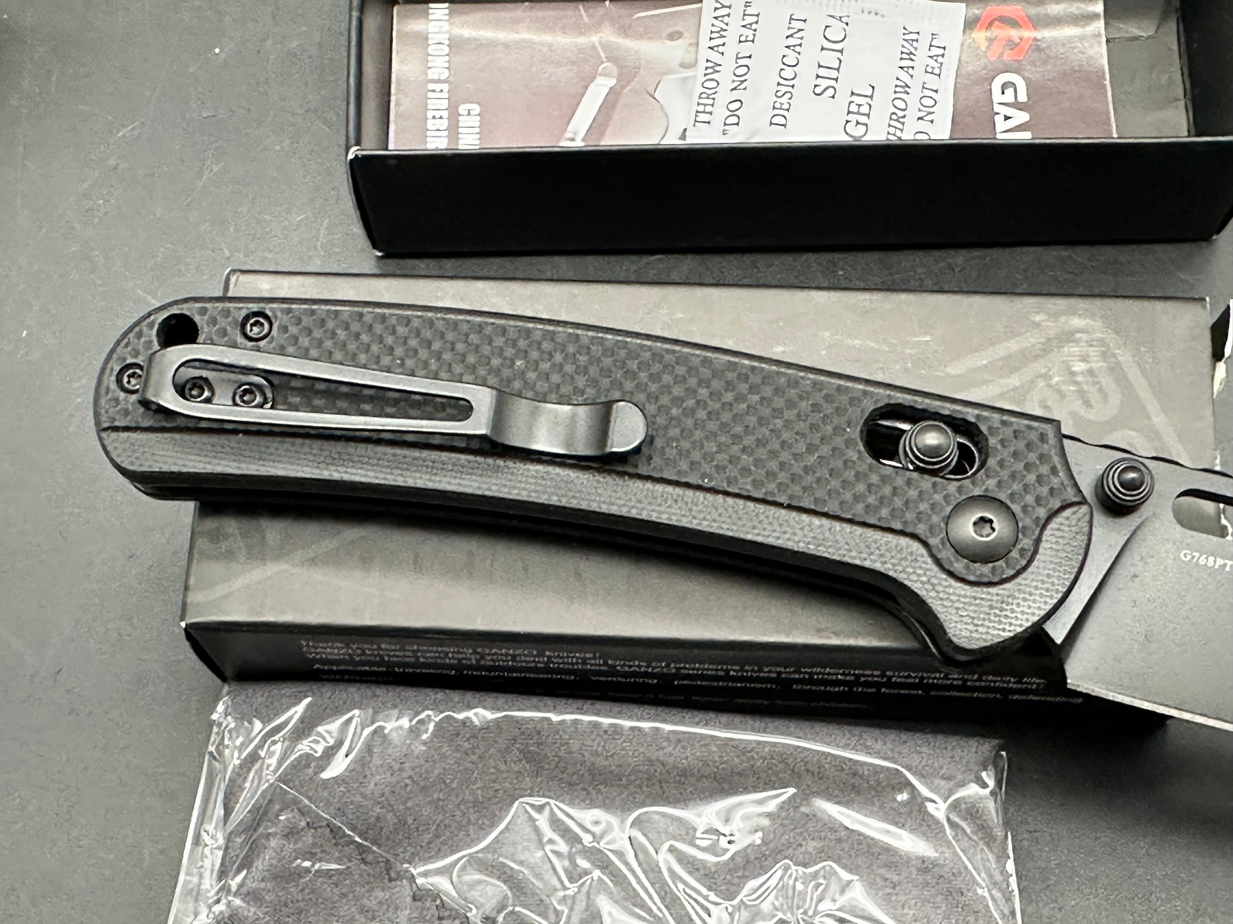 Ganzo  G768PT-BK D2 blade