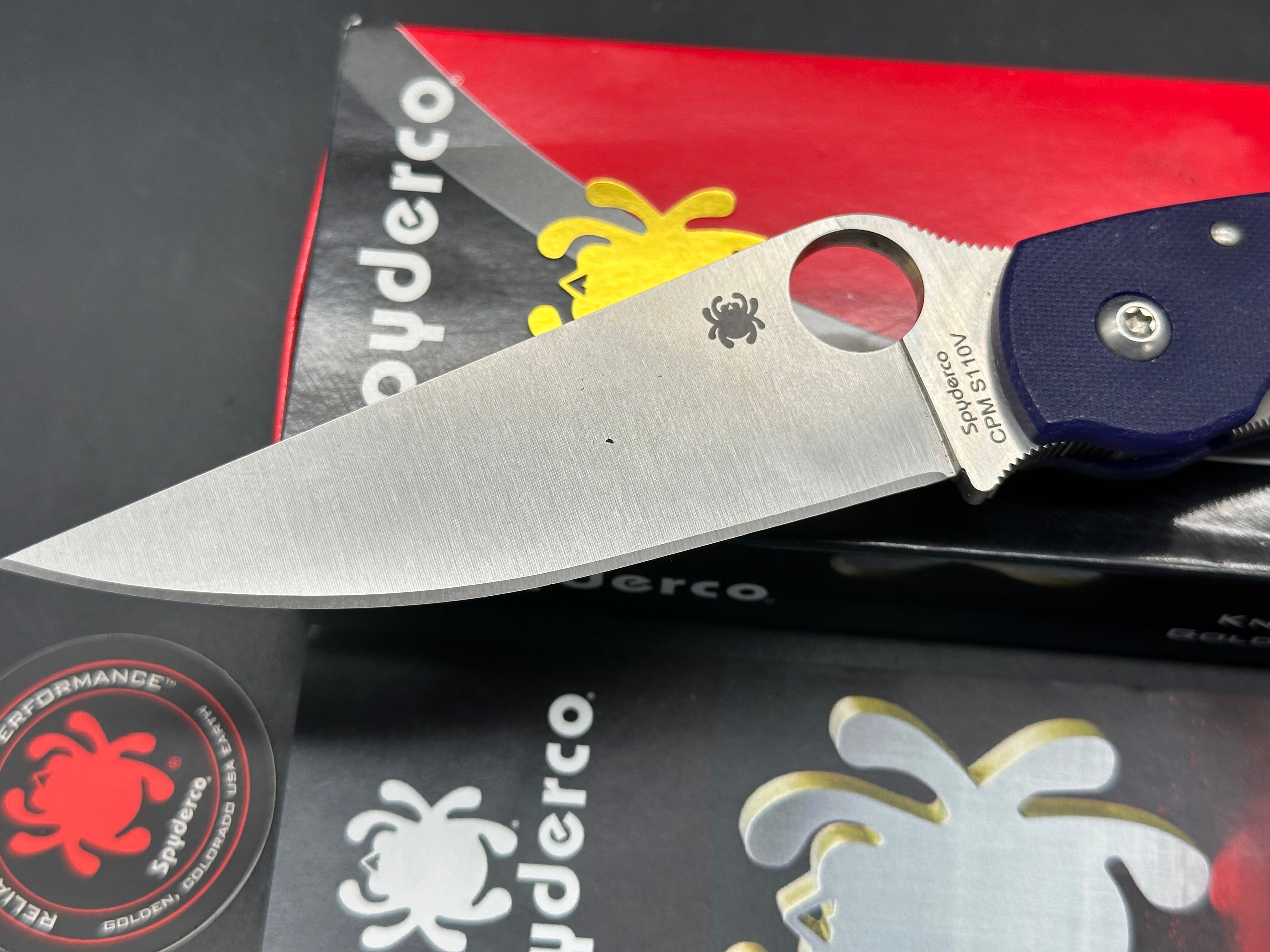Spyderco Military Dark Blue S110V