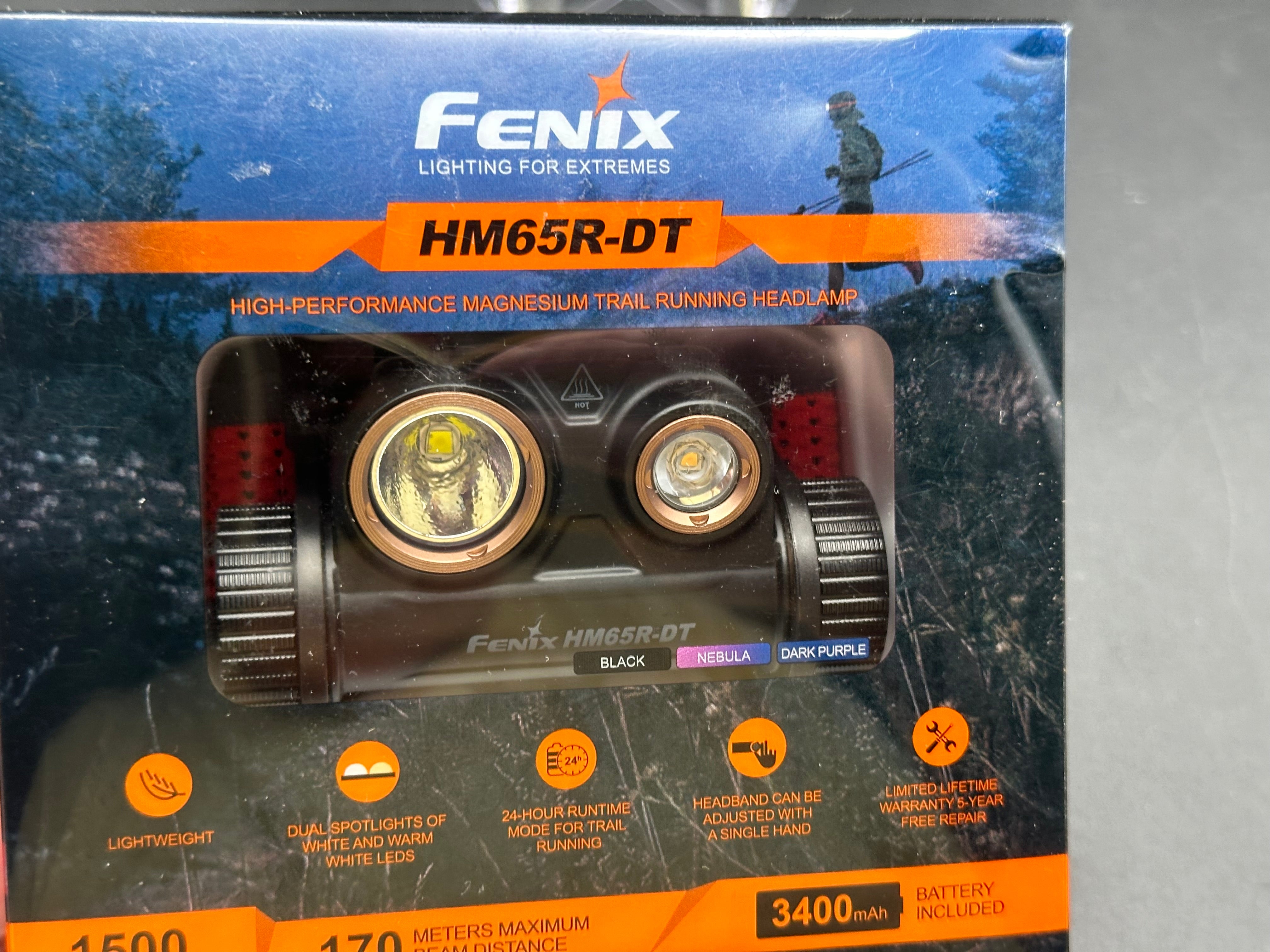 Fenix HM65R-DT 3400mah Battery 1500 Lumens