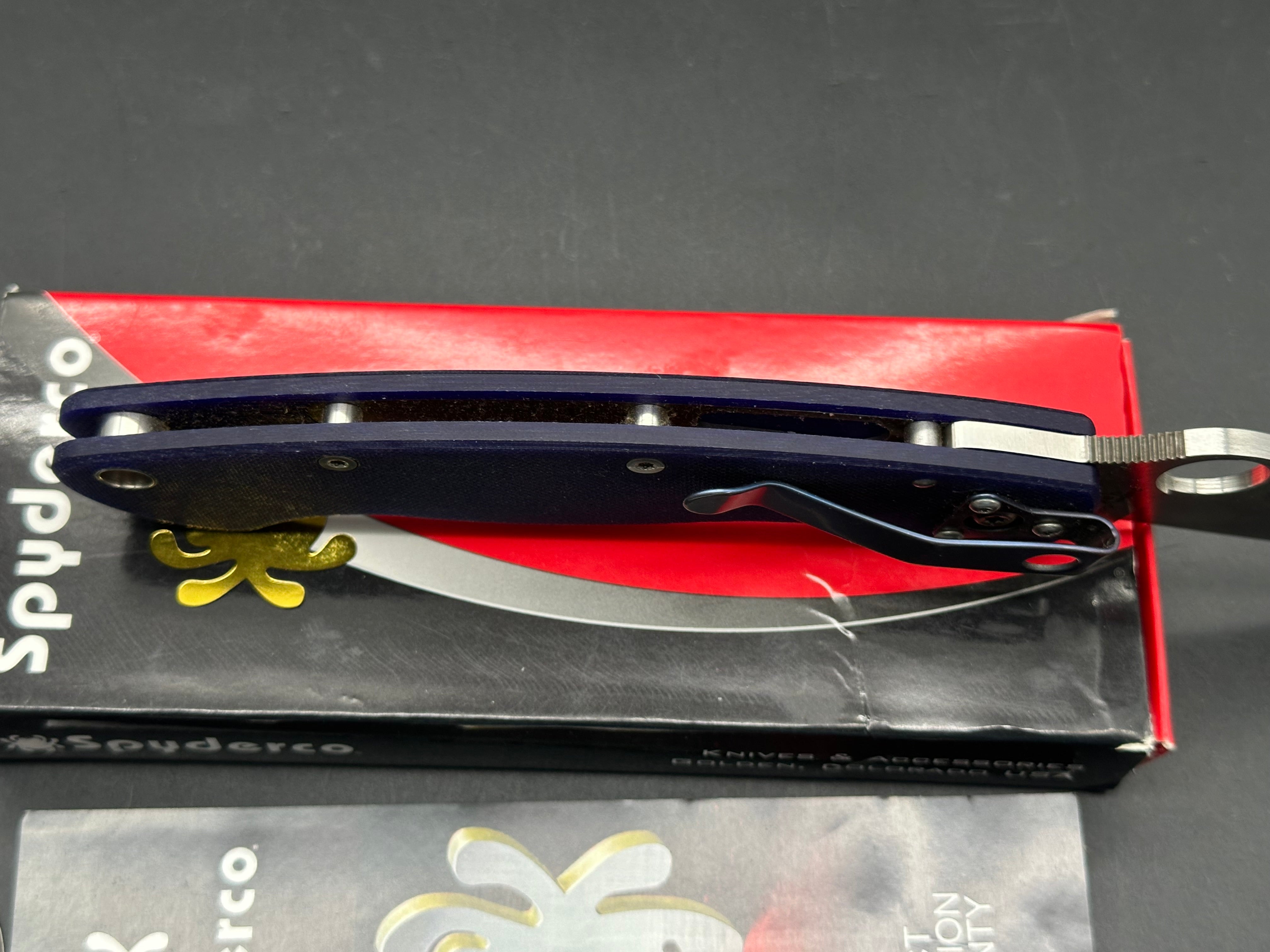 Spyderco Military Dark Blue S110V