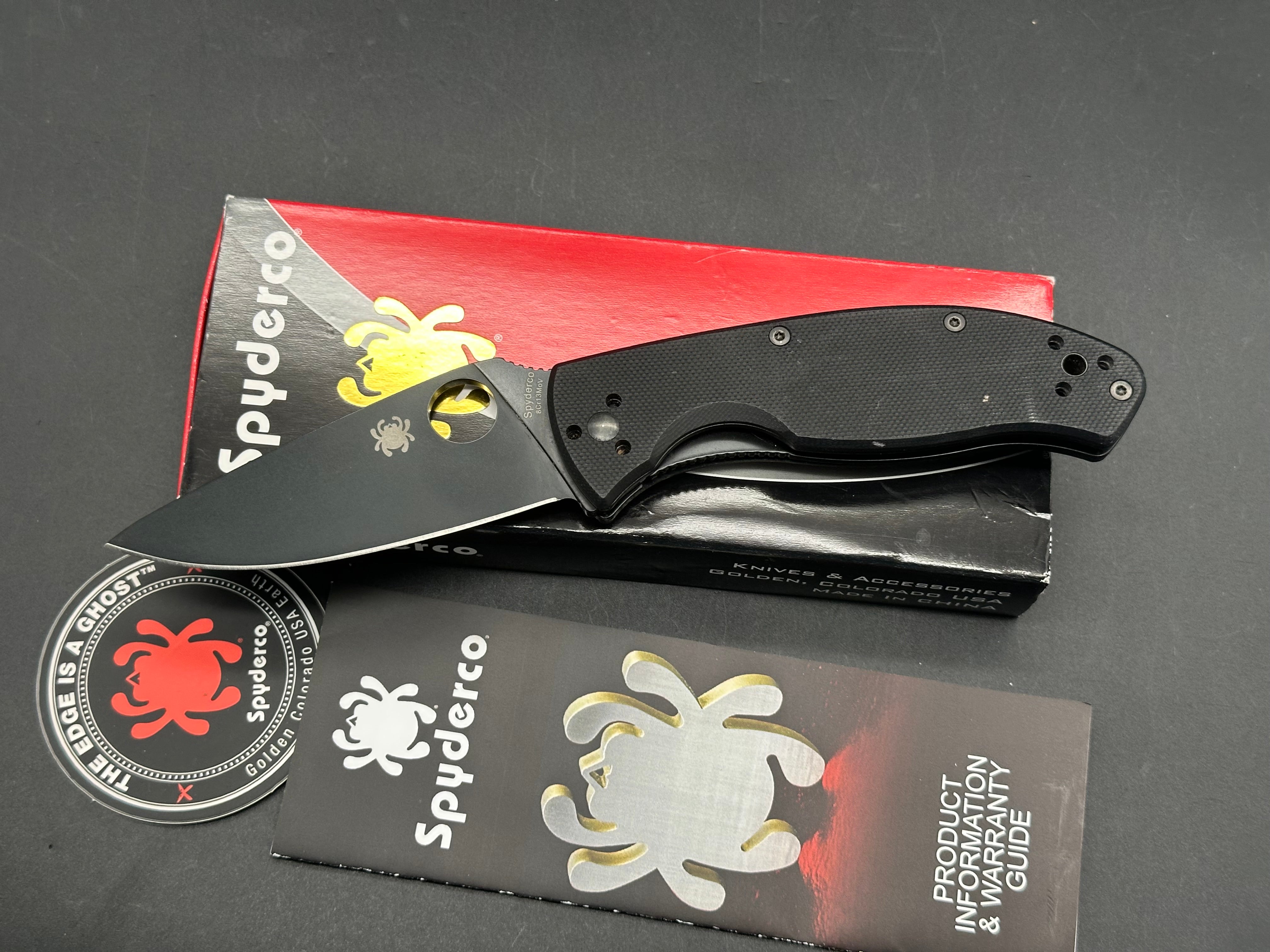 Spyderco Tenacious black G10