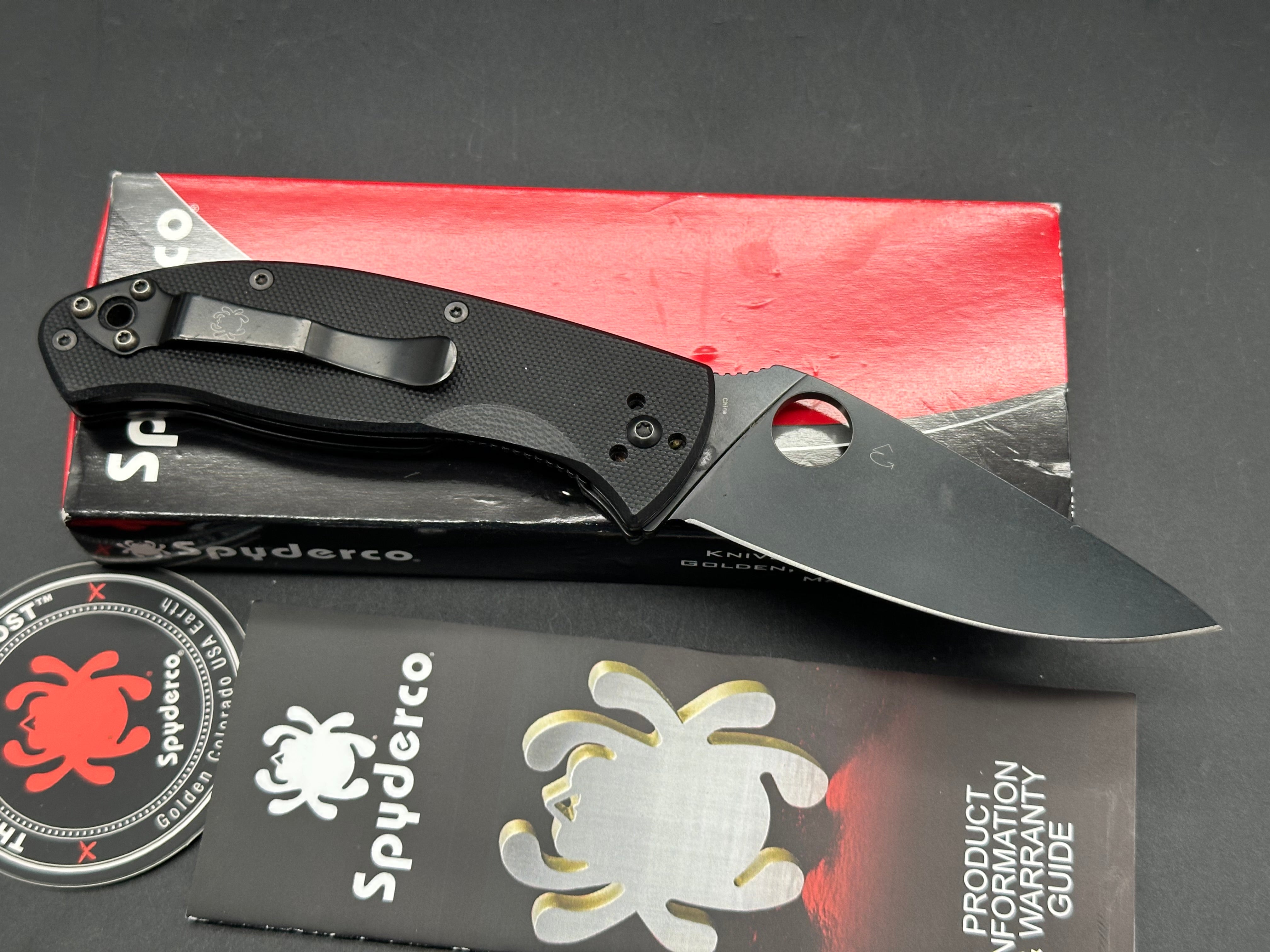 Spyderco Tenacious black G10