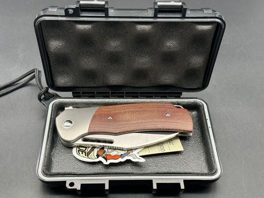 Renegade Gungnir Production Model Ti w/Micarta M390