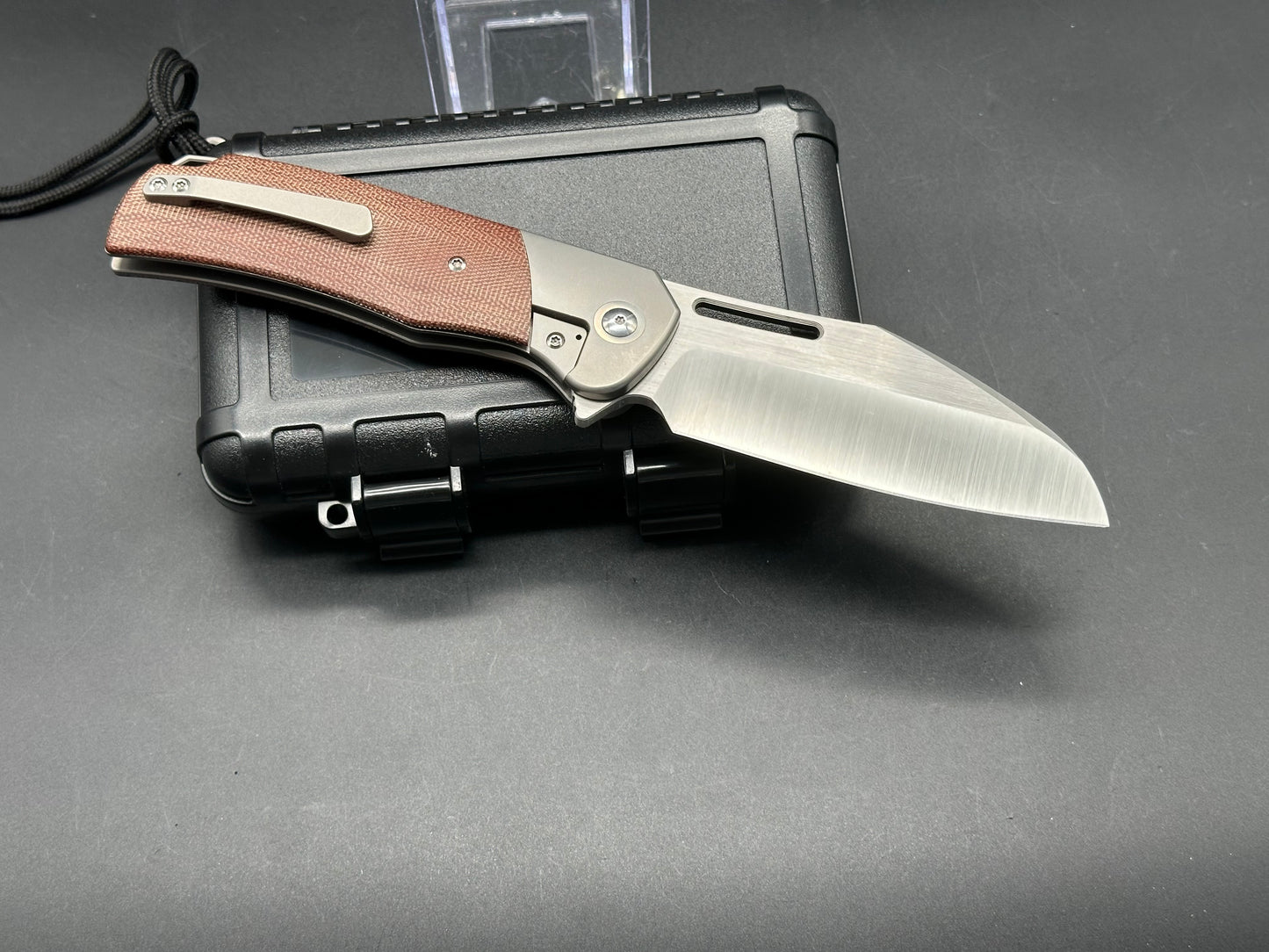 Renegade Gungnir Production Model Ti w/Micarta M390