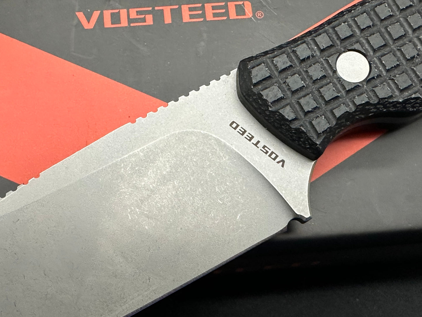 Vosteed Mink - Fixed Blade Knife (3.33" Nitro-V Blade & Micarta Handle)