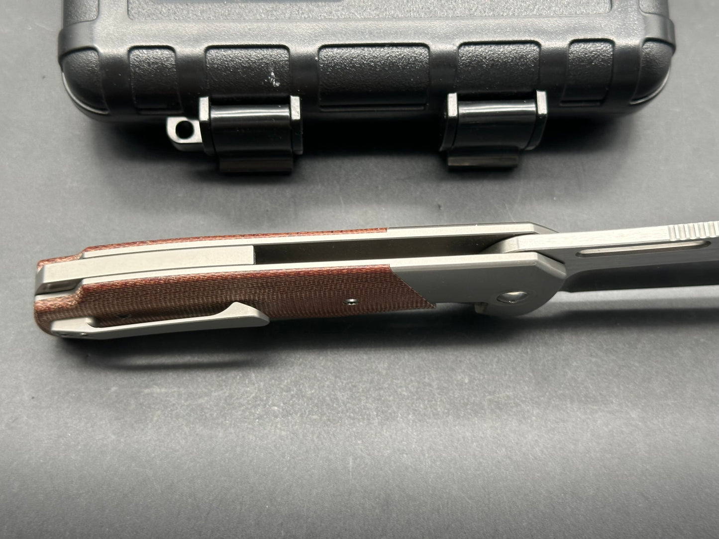 Renegade Gungnir Production Model Ti w/Micarta M390