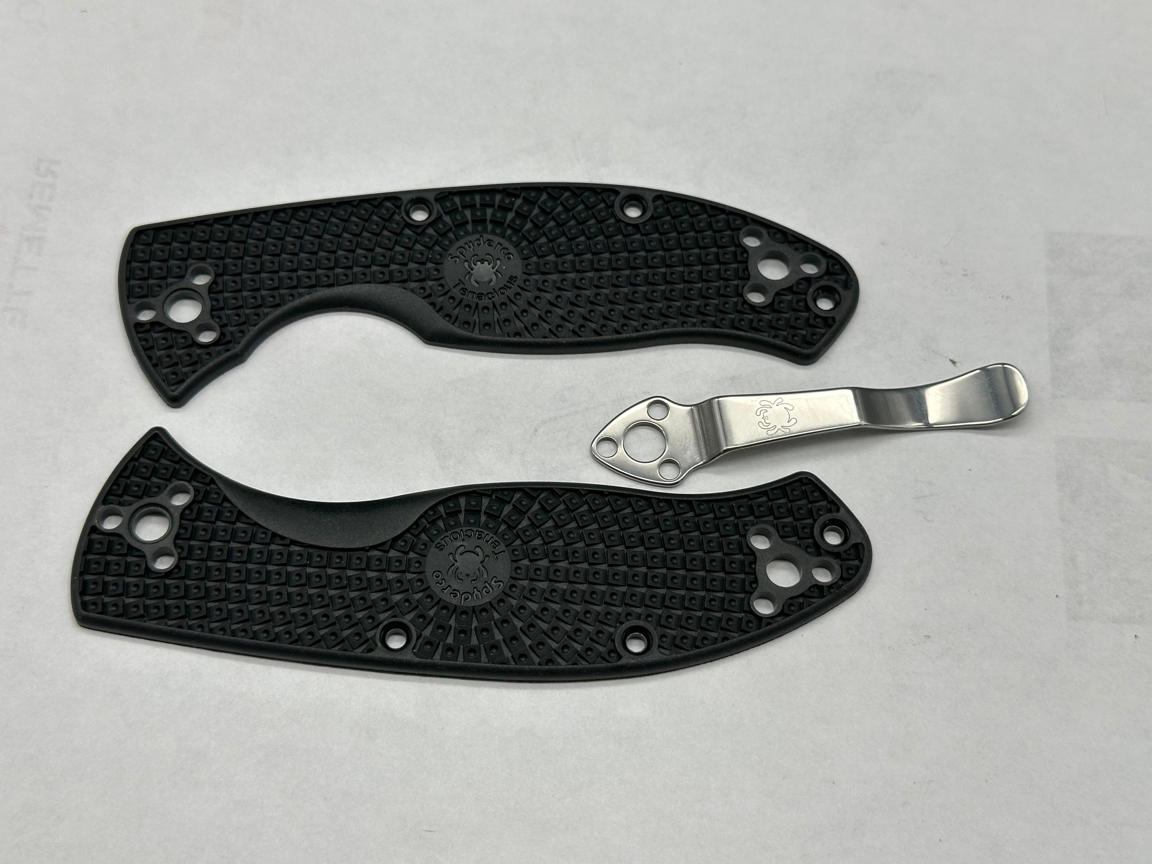 Bundle deal 6 sets of Spyderco scales & clips